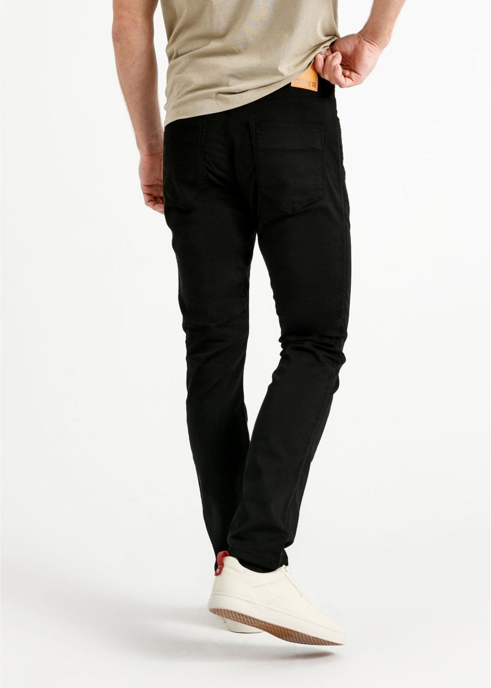 DUER NO SWEAT SLIM TAPER BLACK-