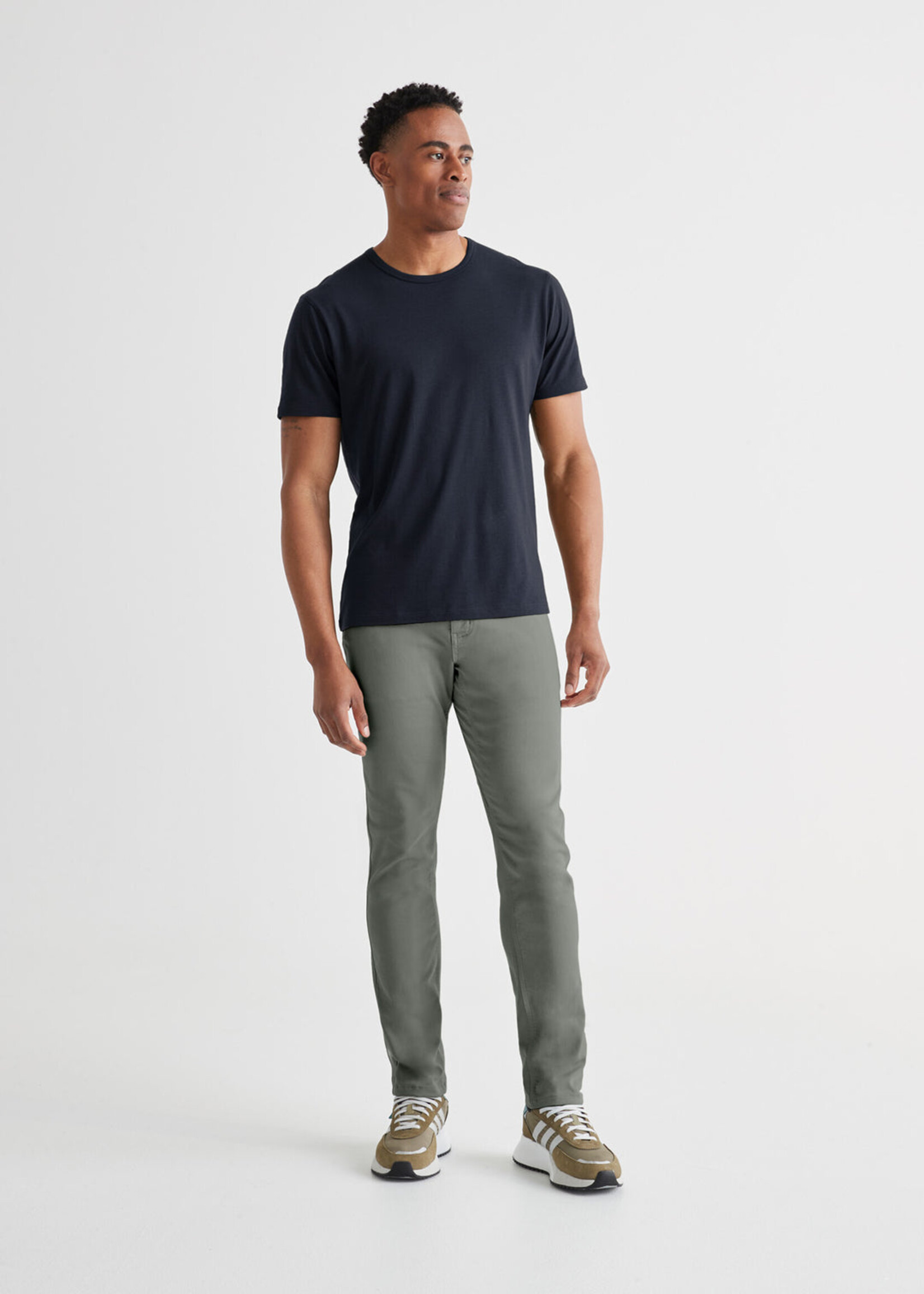 DUER NO SWEAT SLIM TAPER GULL-
