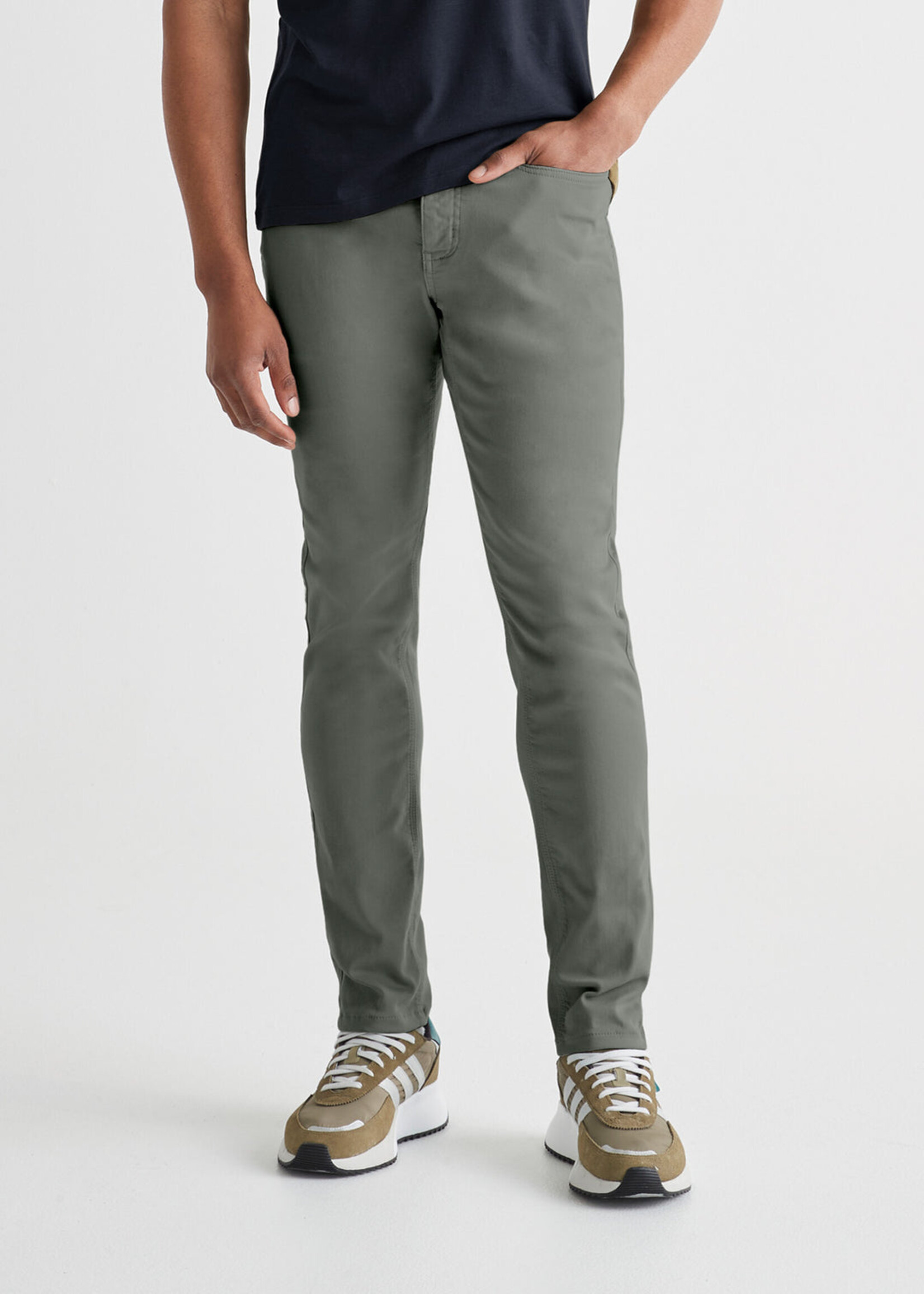 DUER NO SWEAT SLIM TAPER GULL-