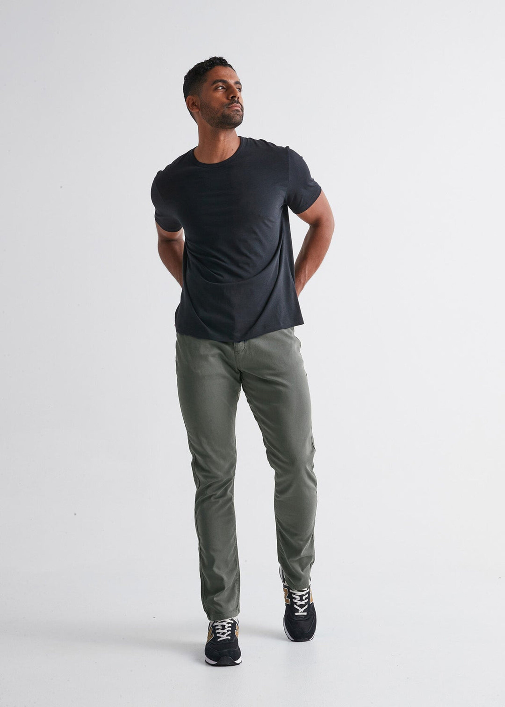 DUER NO SWEAT RELAX TAPER - GULL-