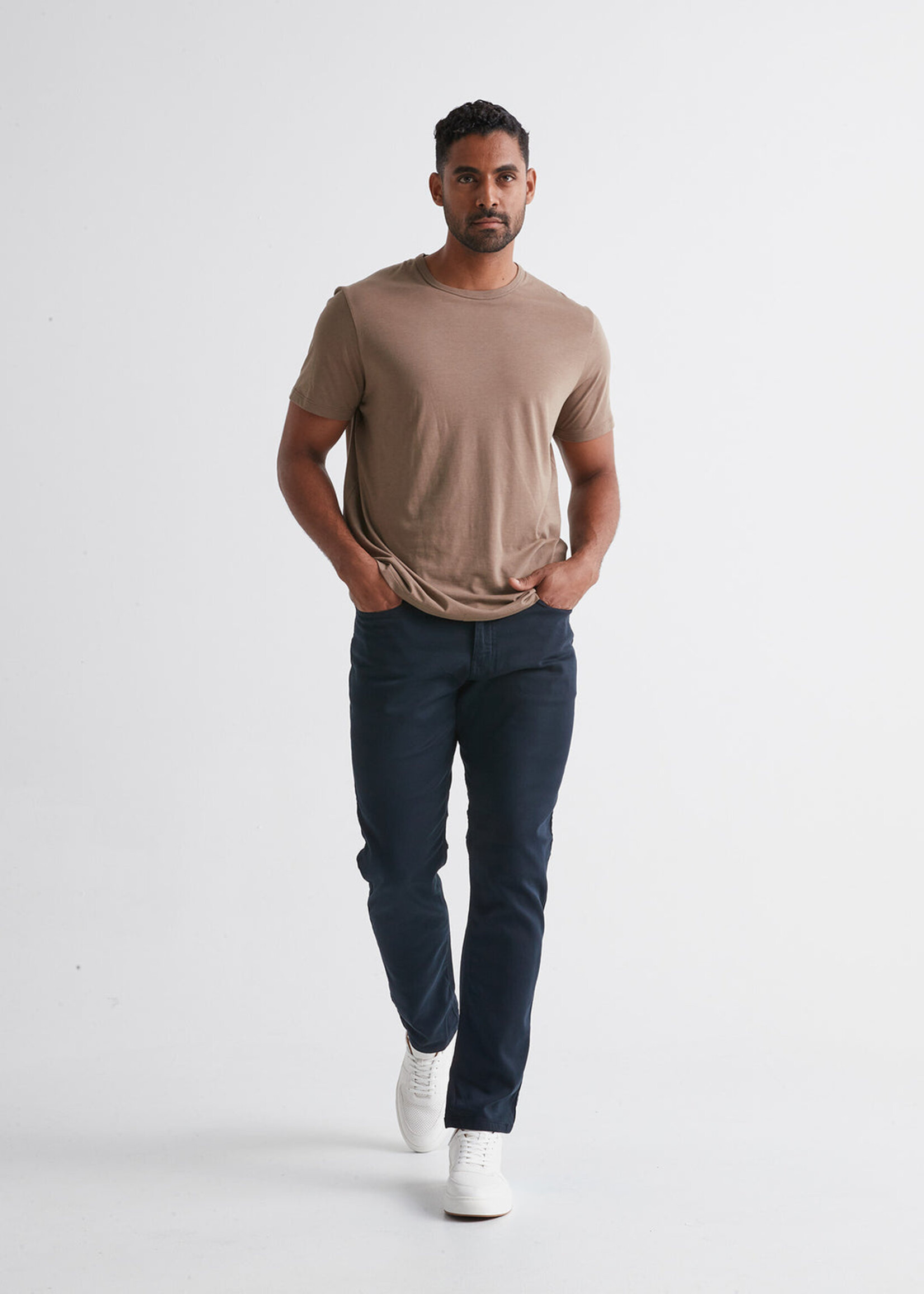 DUER NO SWEAT RELAX TAPER - NAVY-