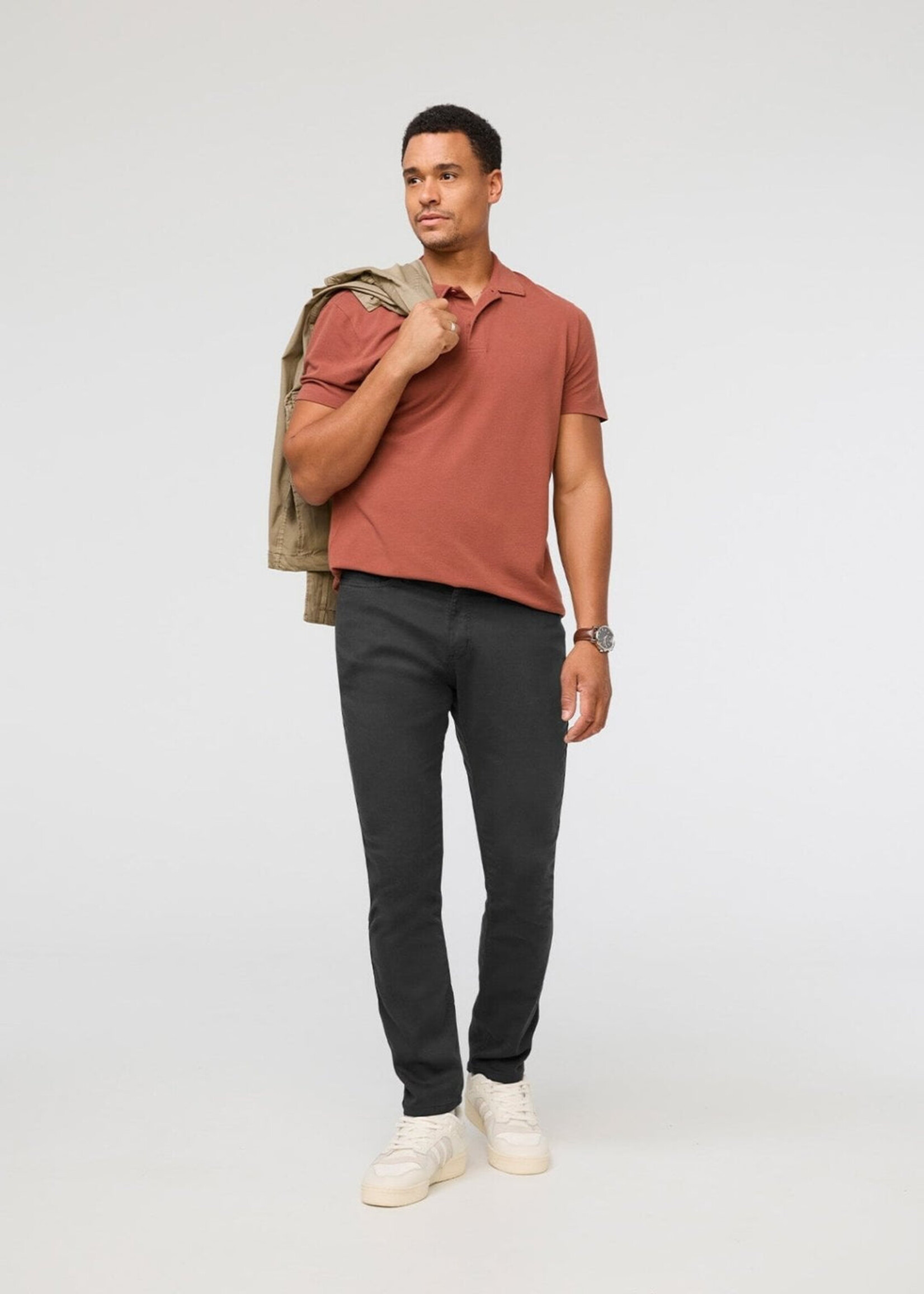 DUER NO SWEAT RELAX TAPER - SLATE-