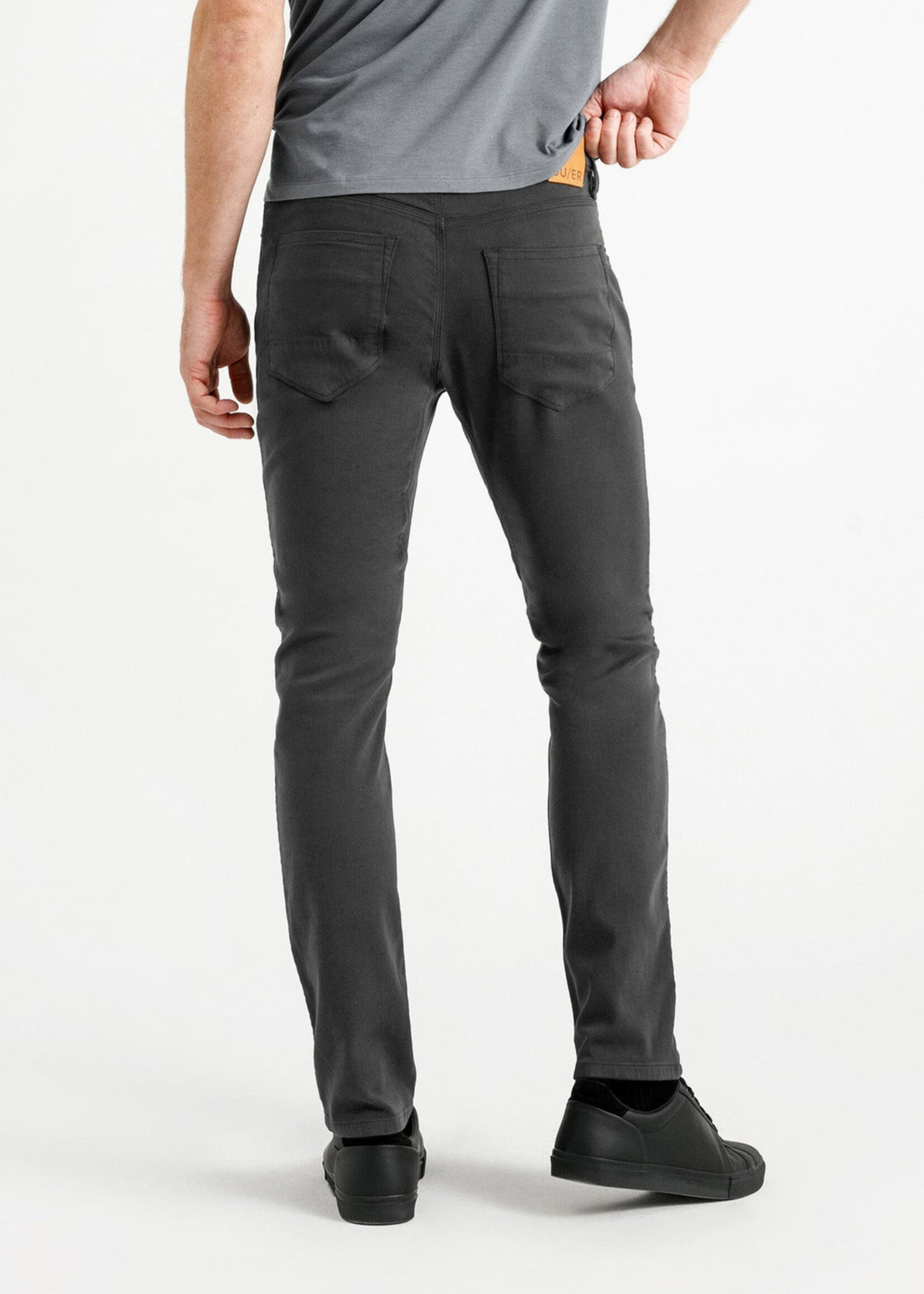 DUER NO SWEAT SLIM TAPER SLATE-