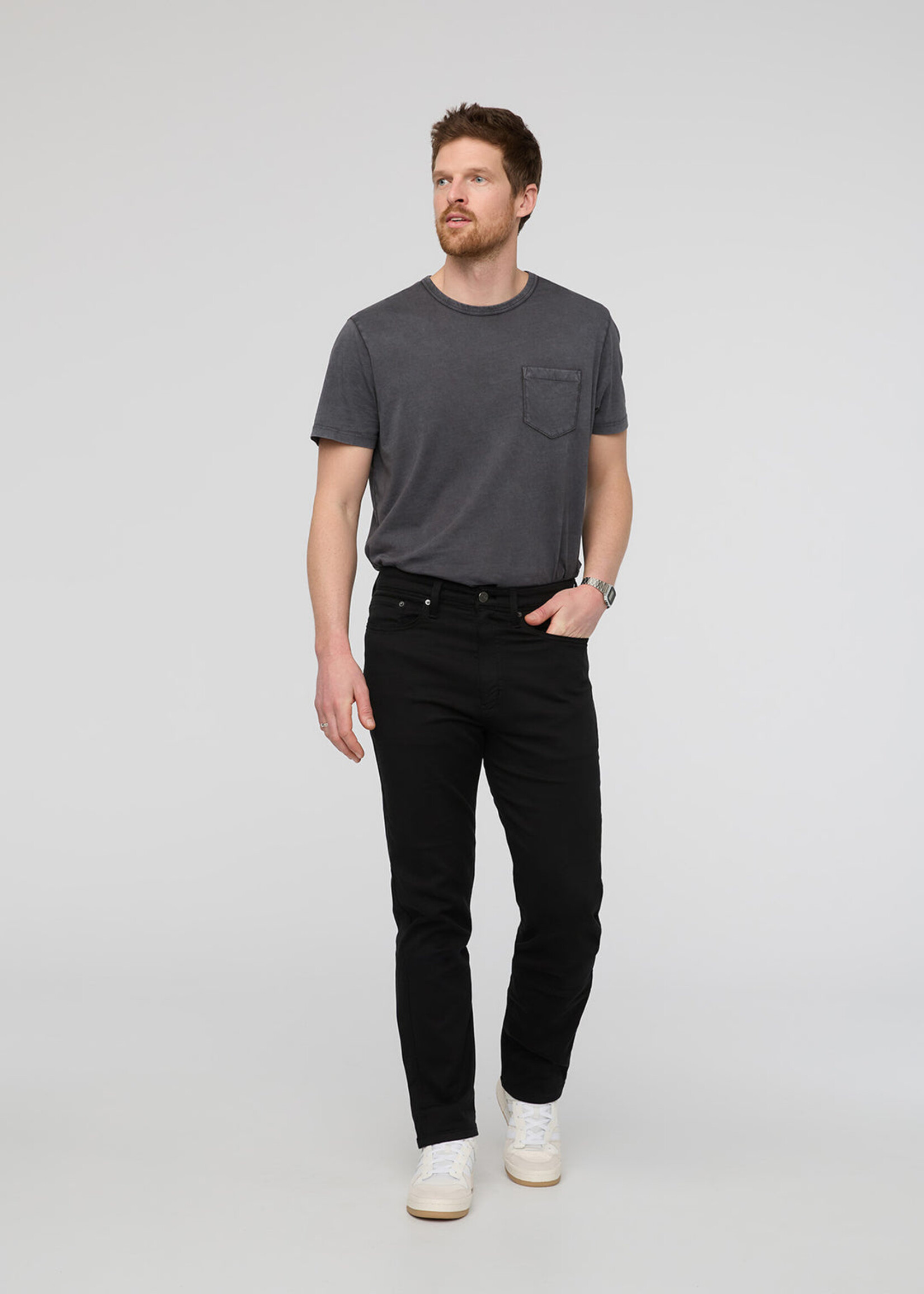 DUER NO SWEAT STRAIGHT BLACK-