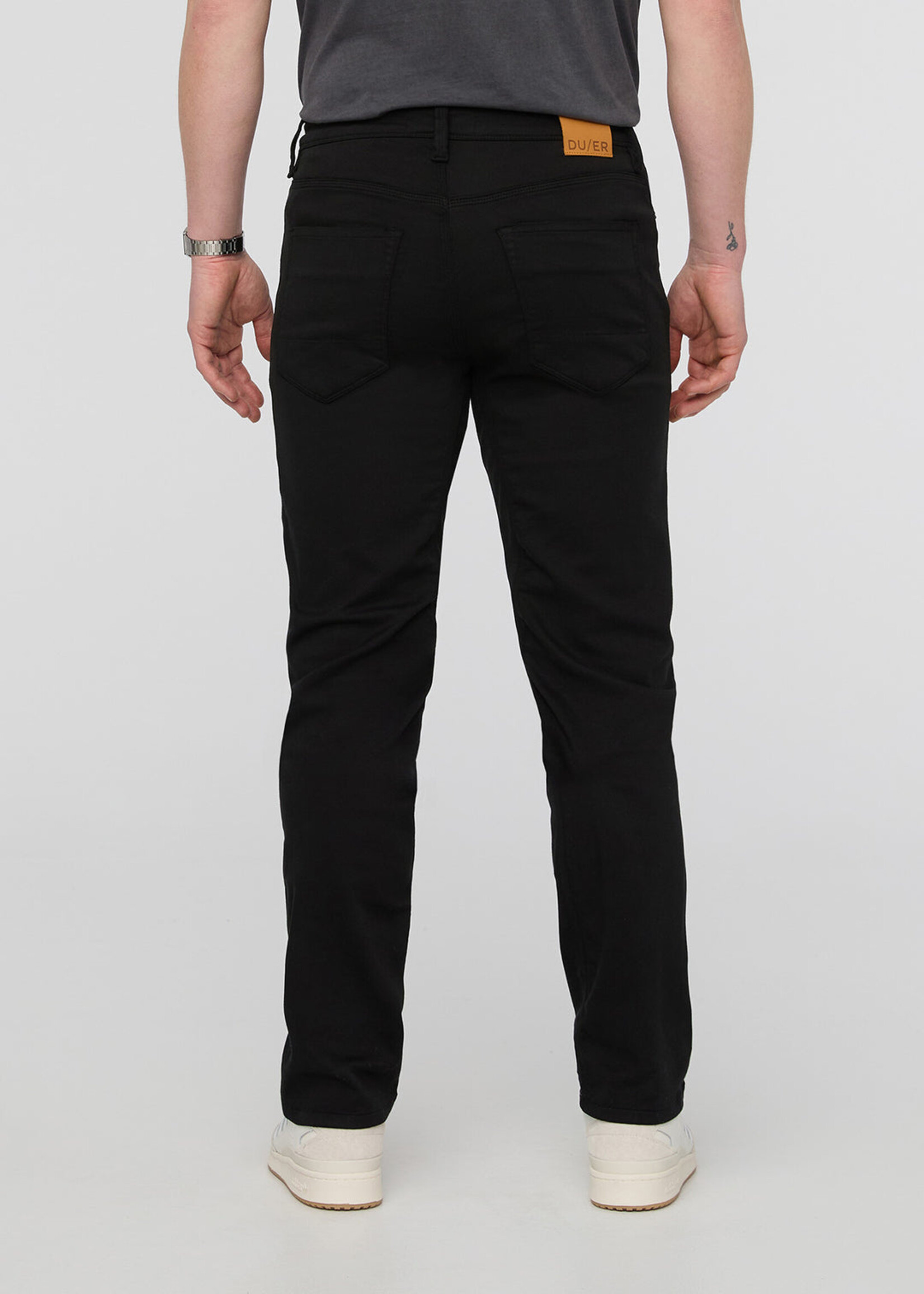 DUER NO SWEAT STRAIGHT BLACK-