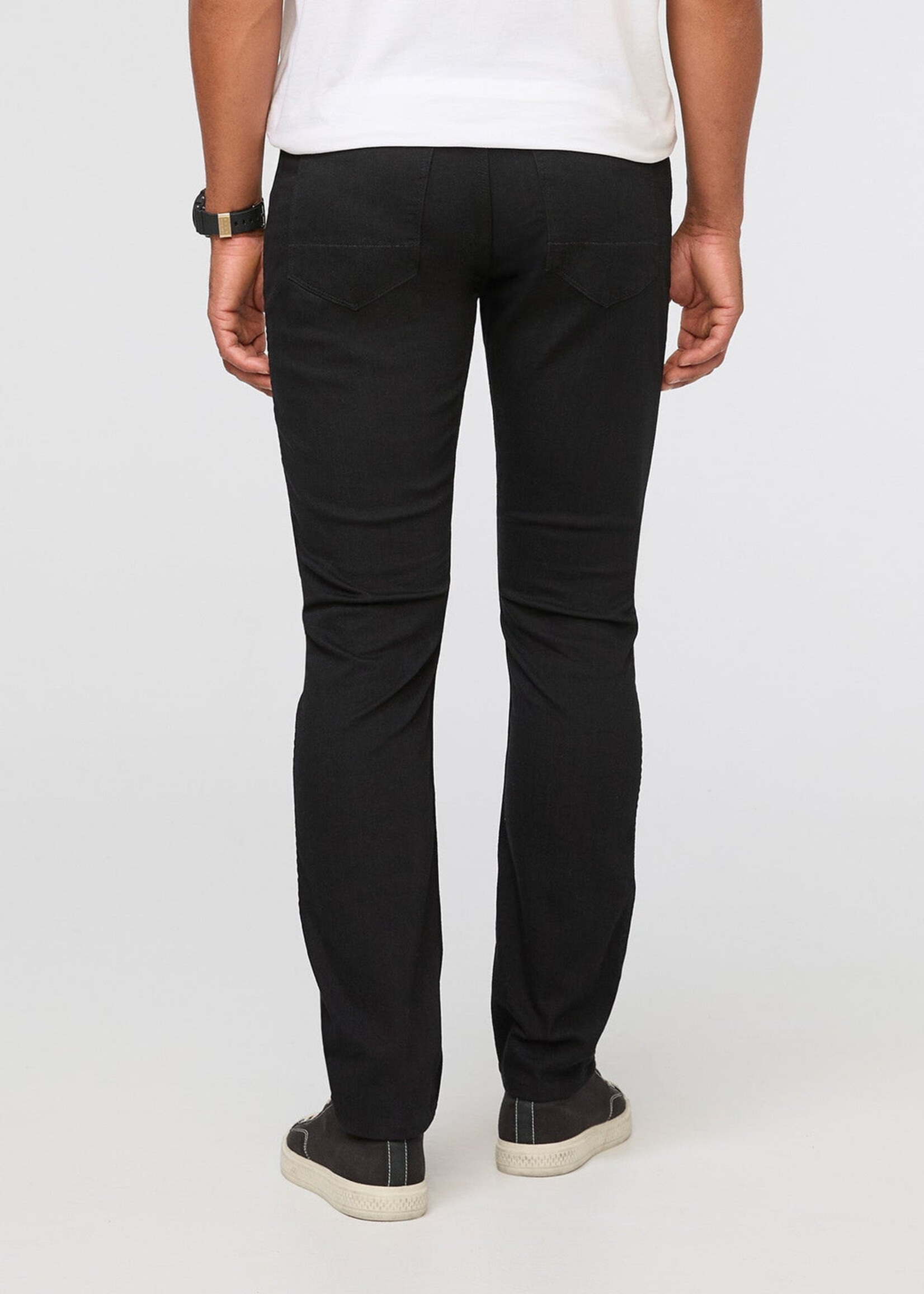 DUER PERFORMANCE DENIM RELAX TAPER BLACK-