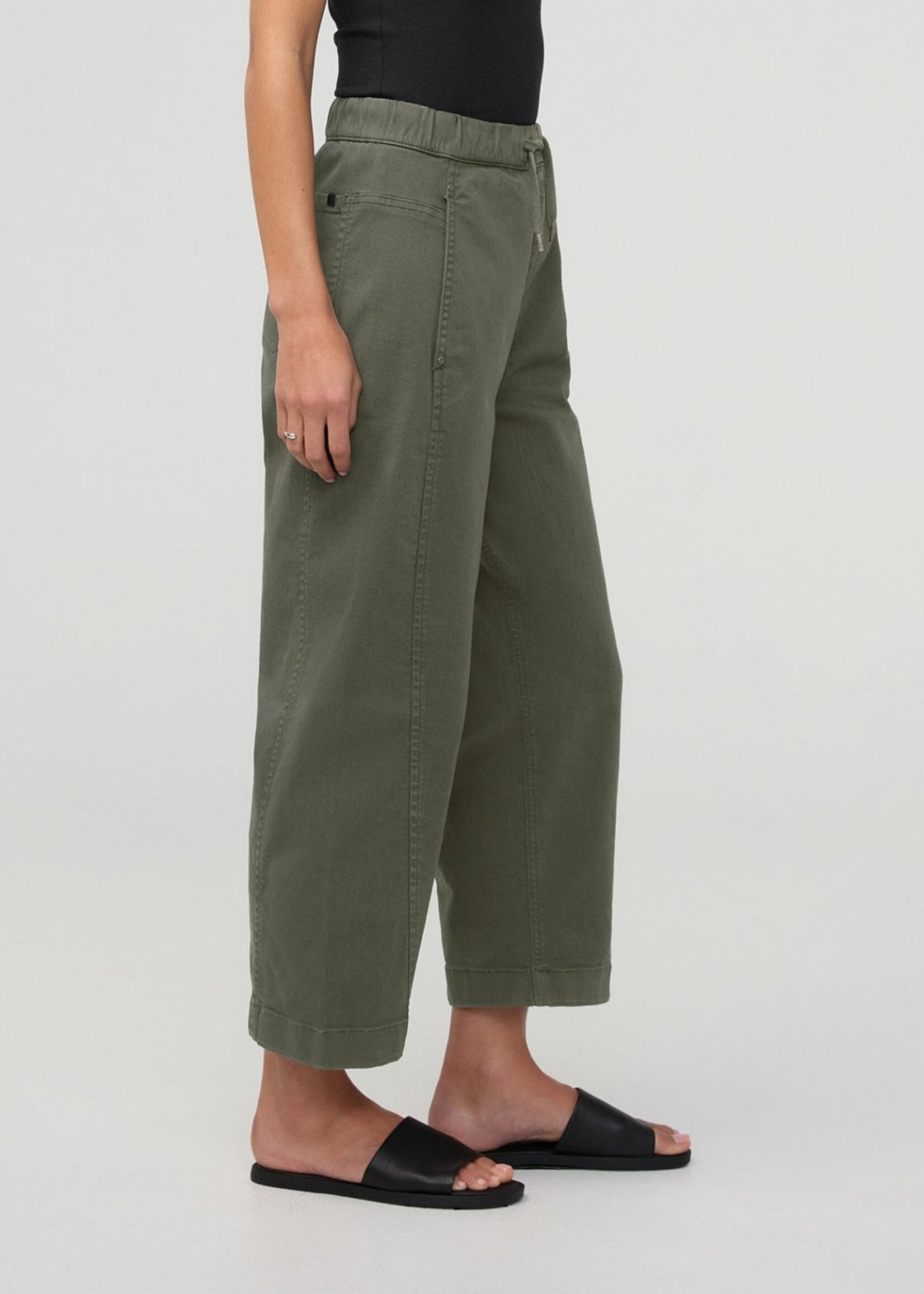 DUER WMS FLEX TWILL BARREL PULL ON PANT-