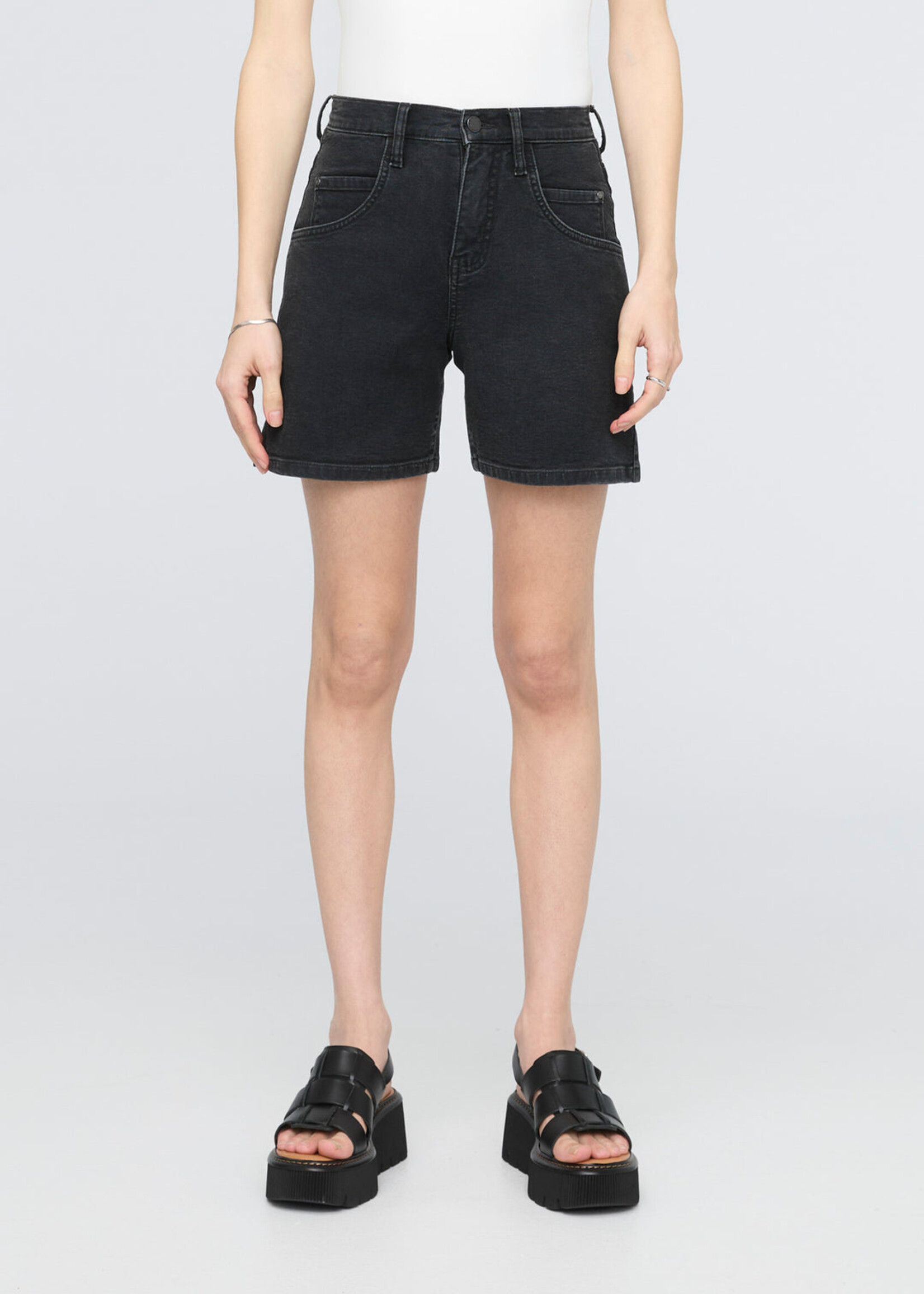 DUER WMS STRETCH CANVAS HIGH RISE RELAXED SHORT-