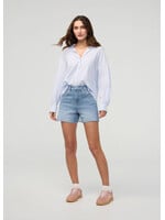 DUER WOMEN'S PERFORMANCE DENIM + HIGH RISE RELAXED SHORT-