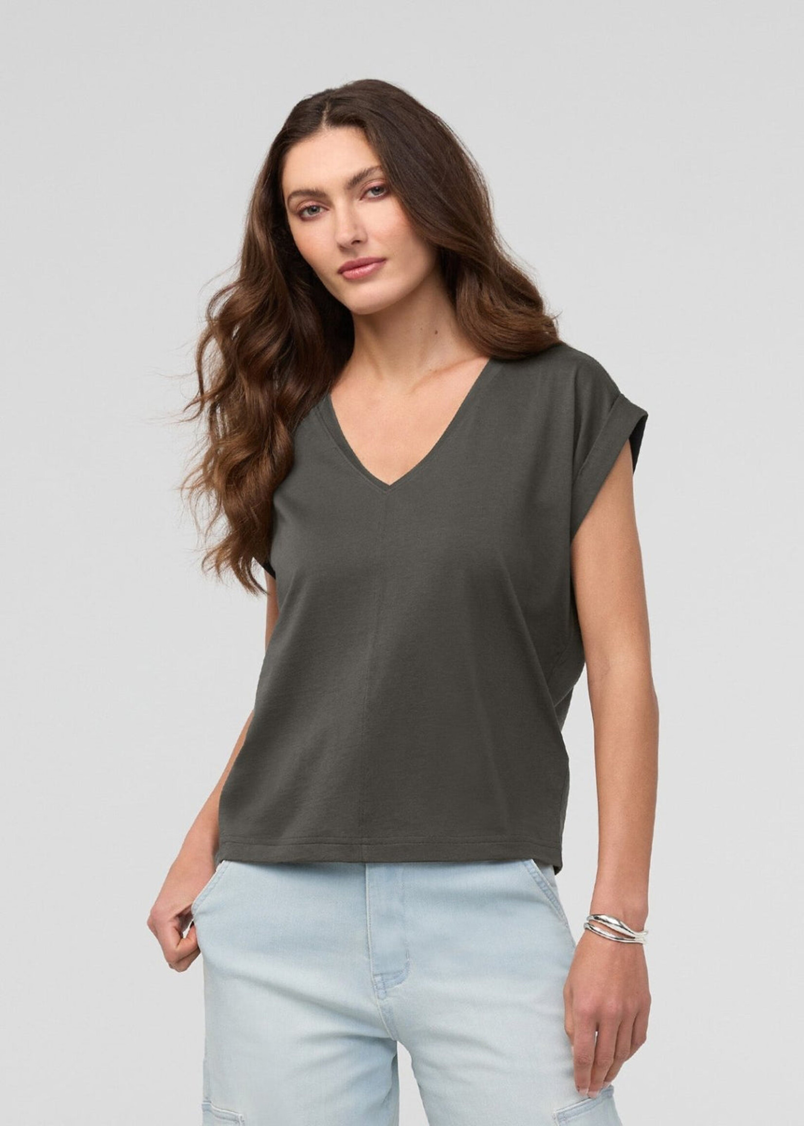 DUER WMS PUREPIMA DOLMAN V NECK-