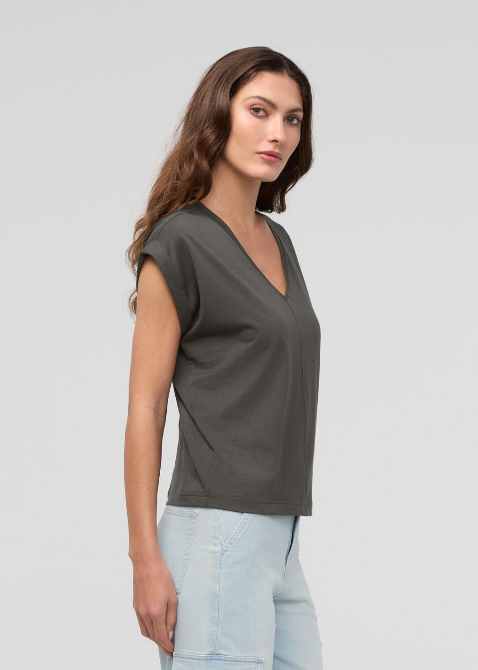 DUER WMS PUREPIMA DOLMAN V NECK-