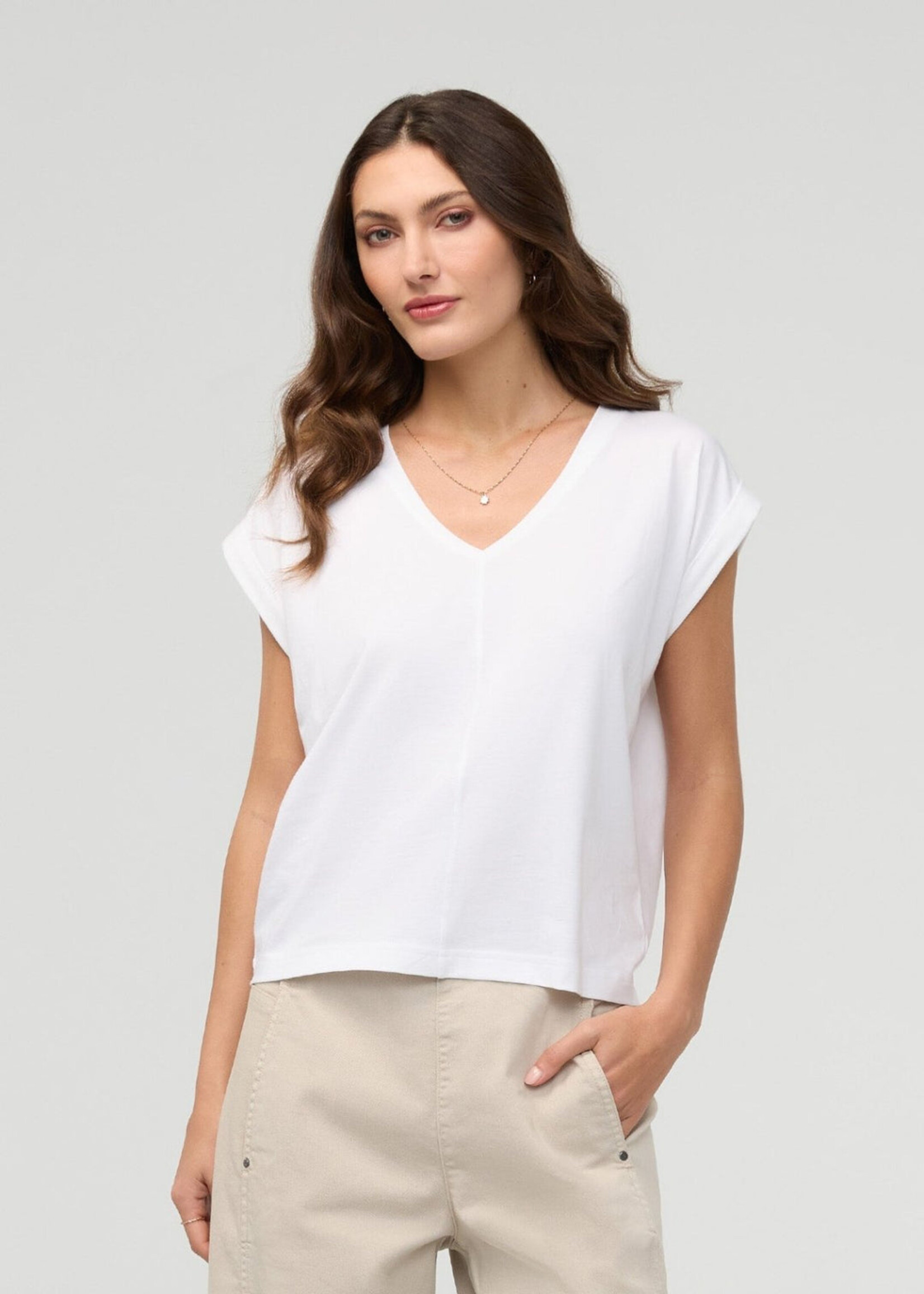 DUER WMS PUREPIMA DOLMAN V NECK-
