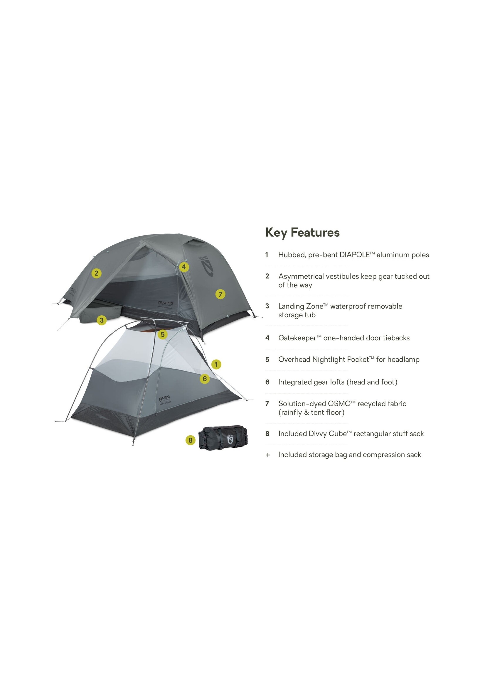 NEMO EQUIPMENT Dragonfly OSMO Bikepack 2P