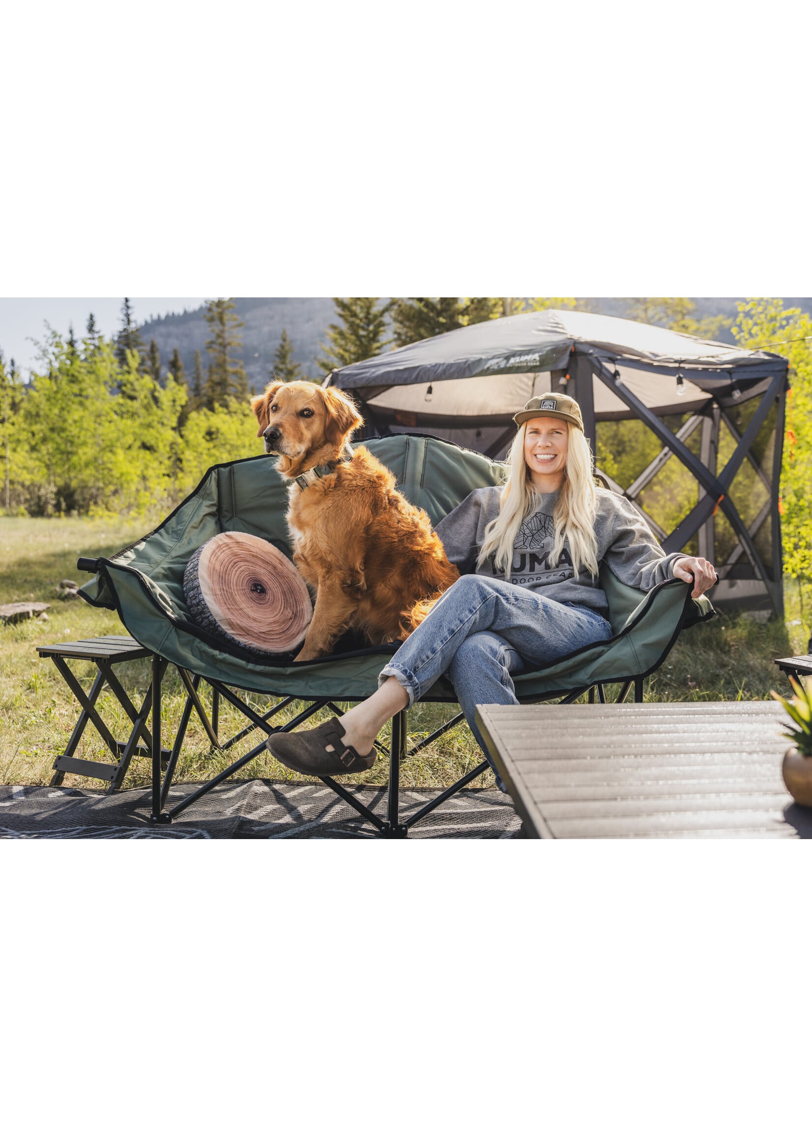 BEAR BUDDY DOUBLE CHAIR-