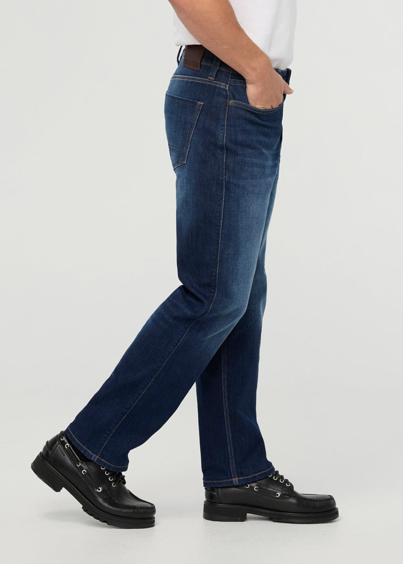 DUER PERF DENIM + STRAIGHT HERITAGE INDI-