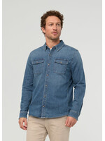 DUER PERF DENIM LITE 2 PKT SHIRT-