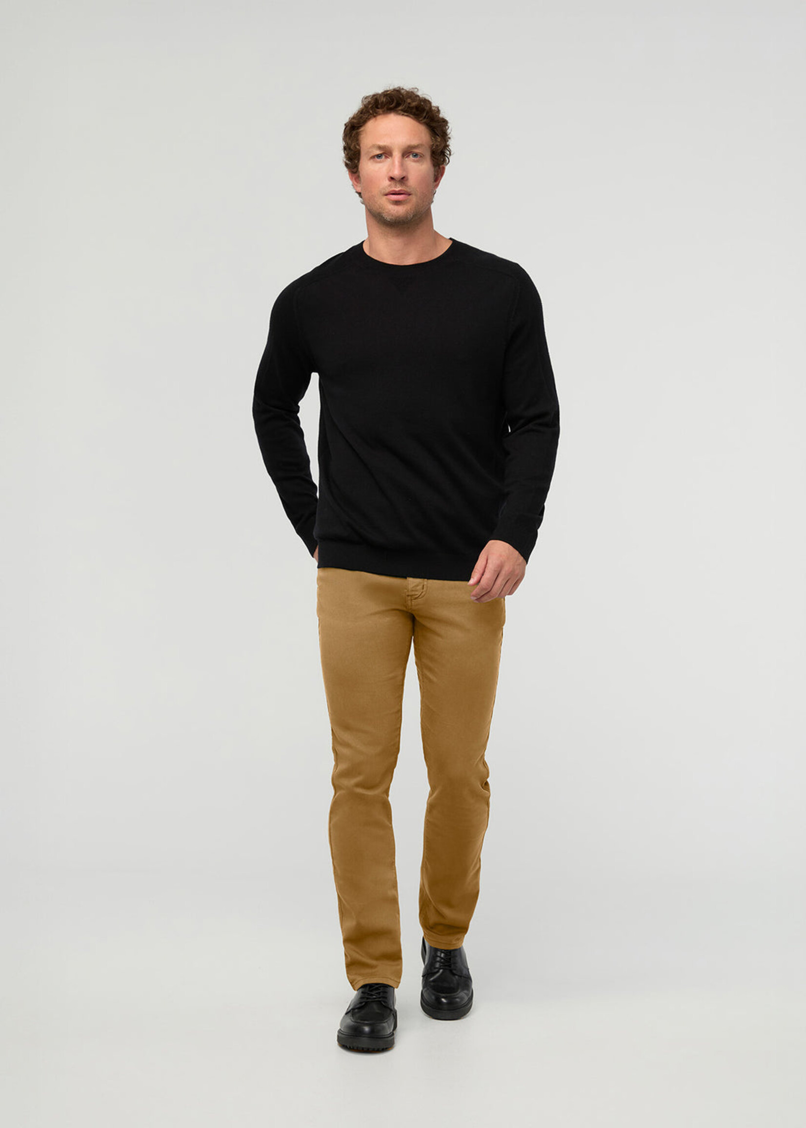DUER NO SWEAT SLIM STRAIGHT CARAMEL-