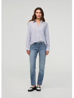 DUER WMS PERF DENIM MID RISE SLIM TAPER