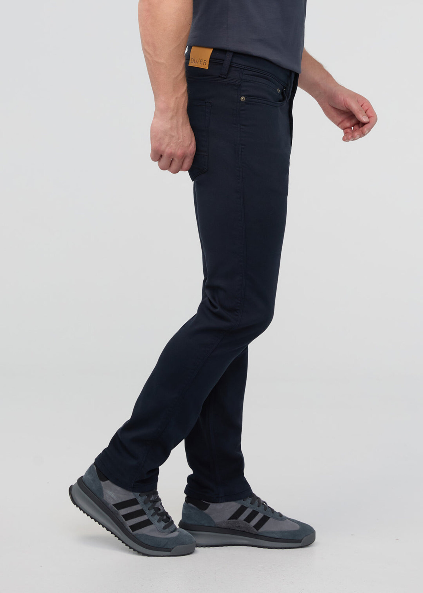 DUER NO SWEAT SLIM STRAIGHT NAVY-