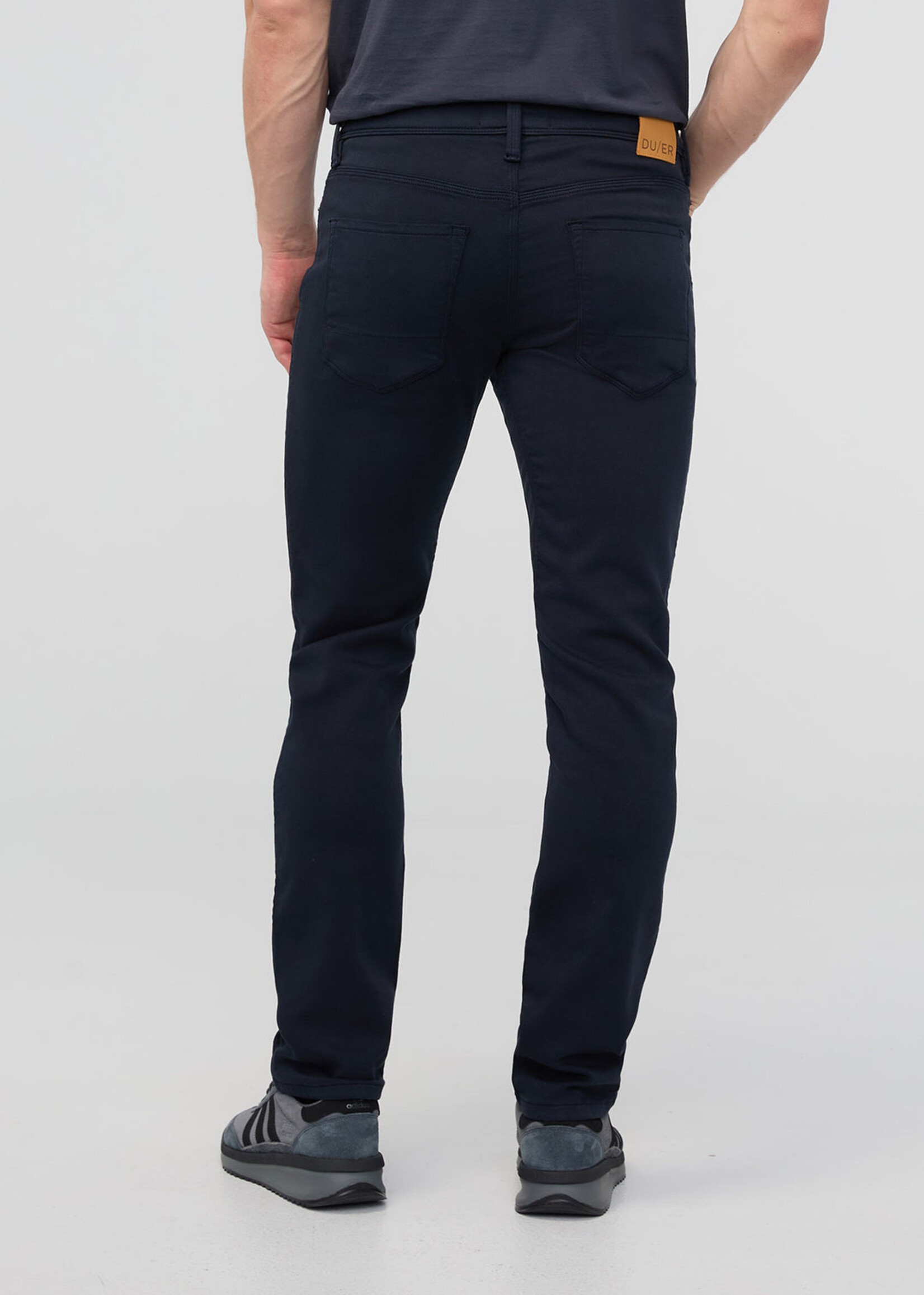 DUER NO SWEAT SLIM STRAIGHT NAVY-