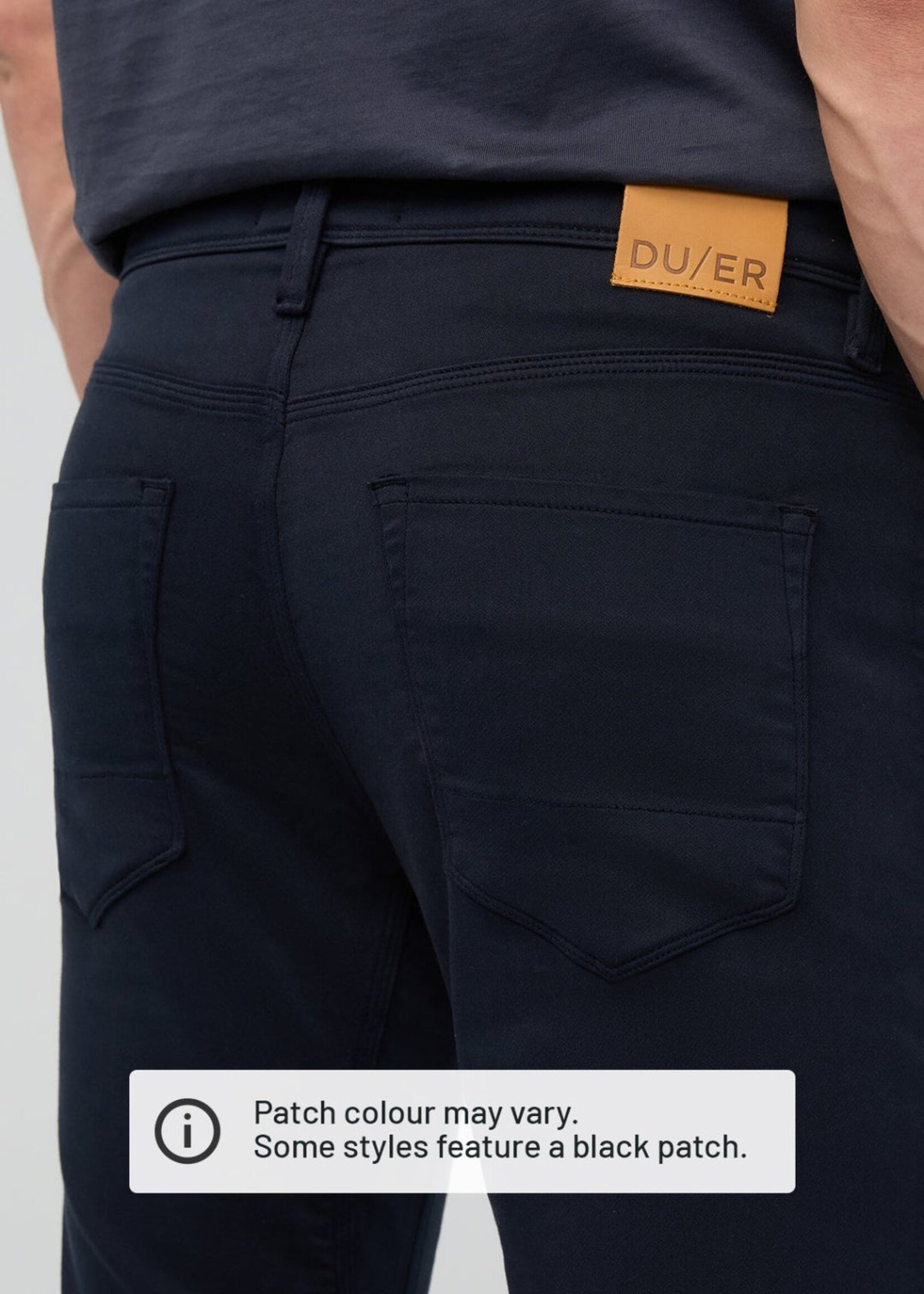 DUER NO SWEAT SLIM STRAIGHT NAVY-