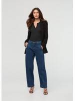 DUER WMS PERF DENIM+ HIGH RISE BARREL