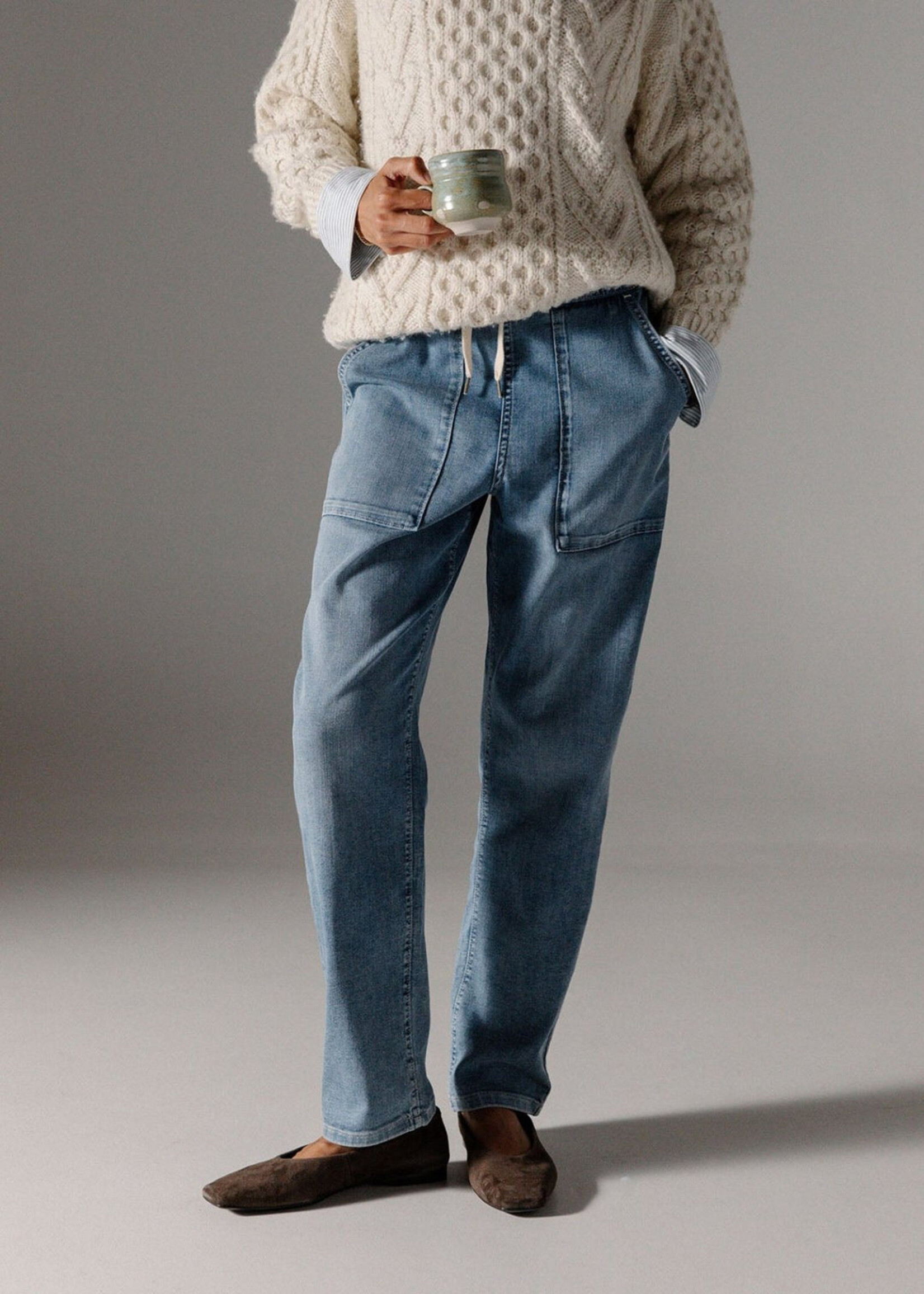 DUER WMS PERF DENIM HARBOUR PANT-