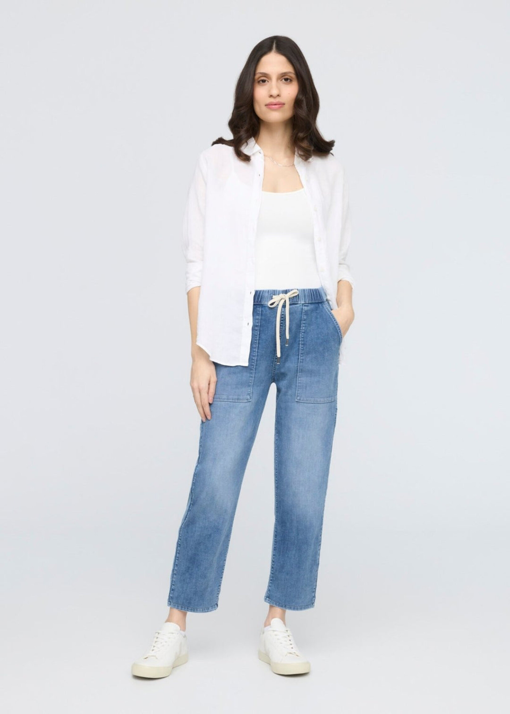 DUER WMS PERF DENIM HARBOUR PANT-
