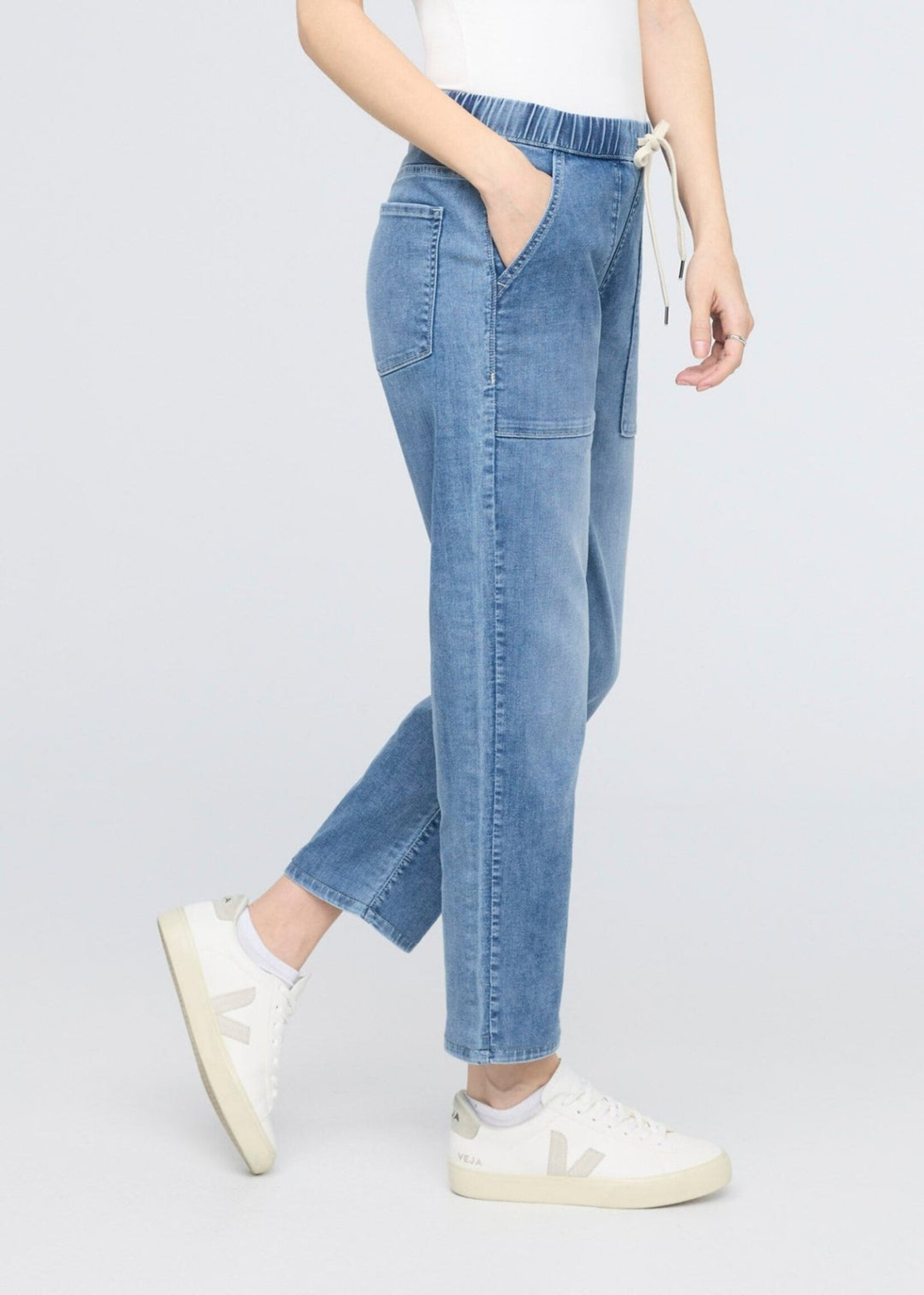 DUER WMS PERF DENIM HARBOUR PANT-