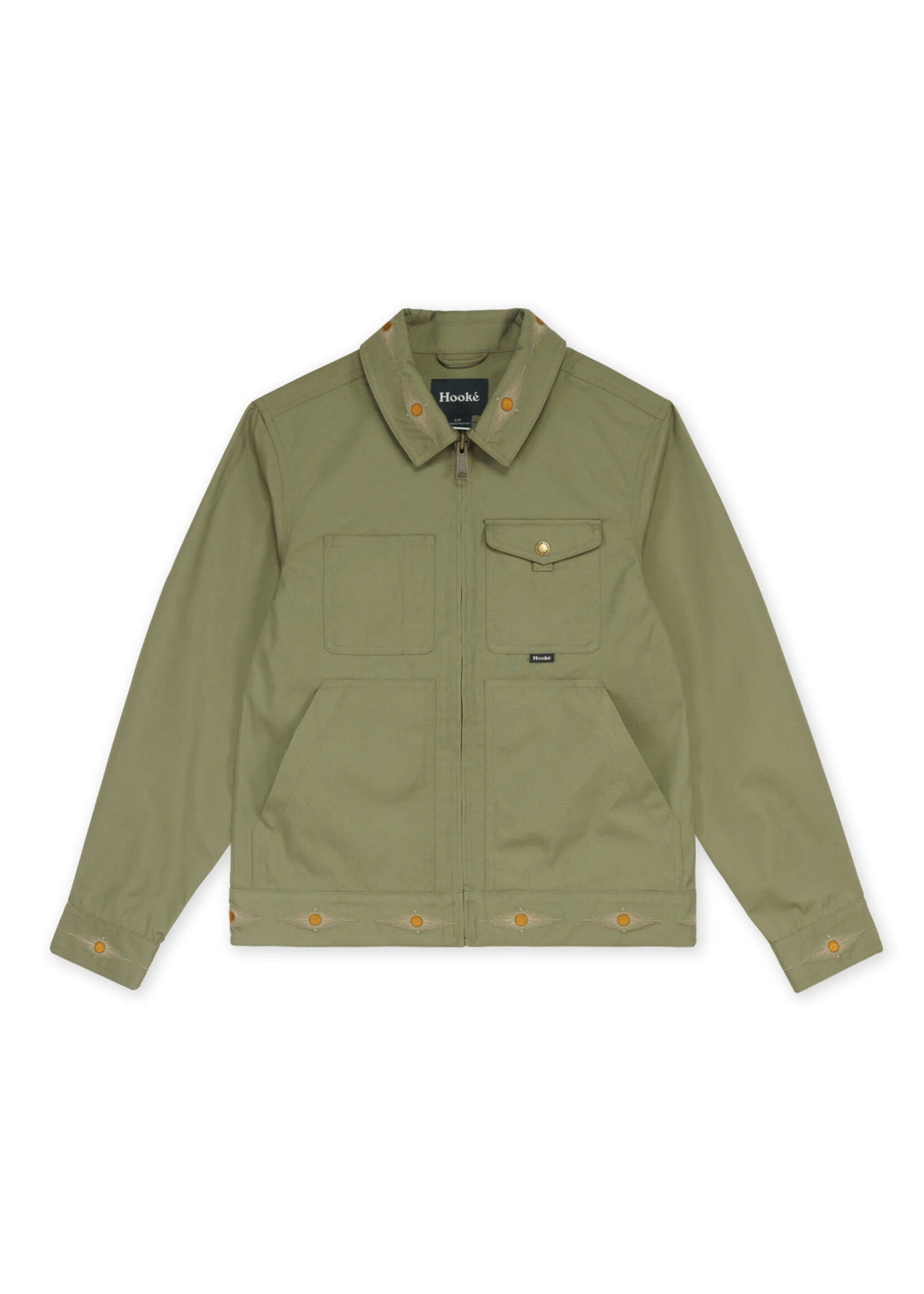 HOOKÉ WOMENS EMBROID LT WORK JACKET