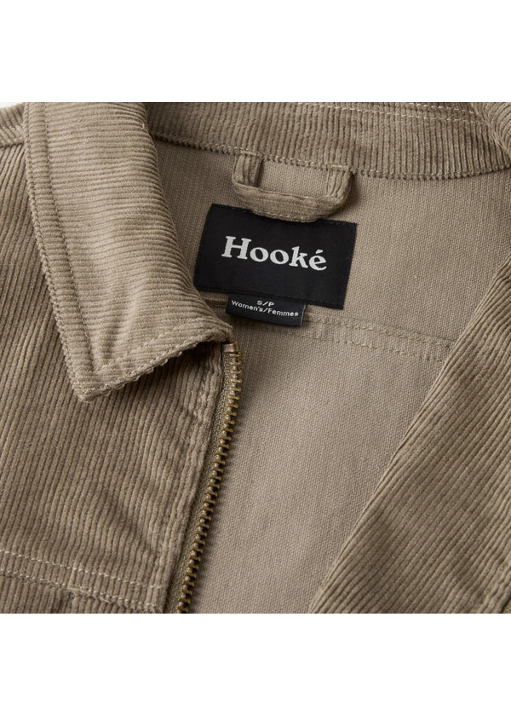 HOOKÉ WOMENS CORD TRUCKER WORK JACKET