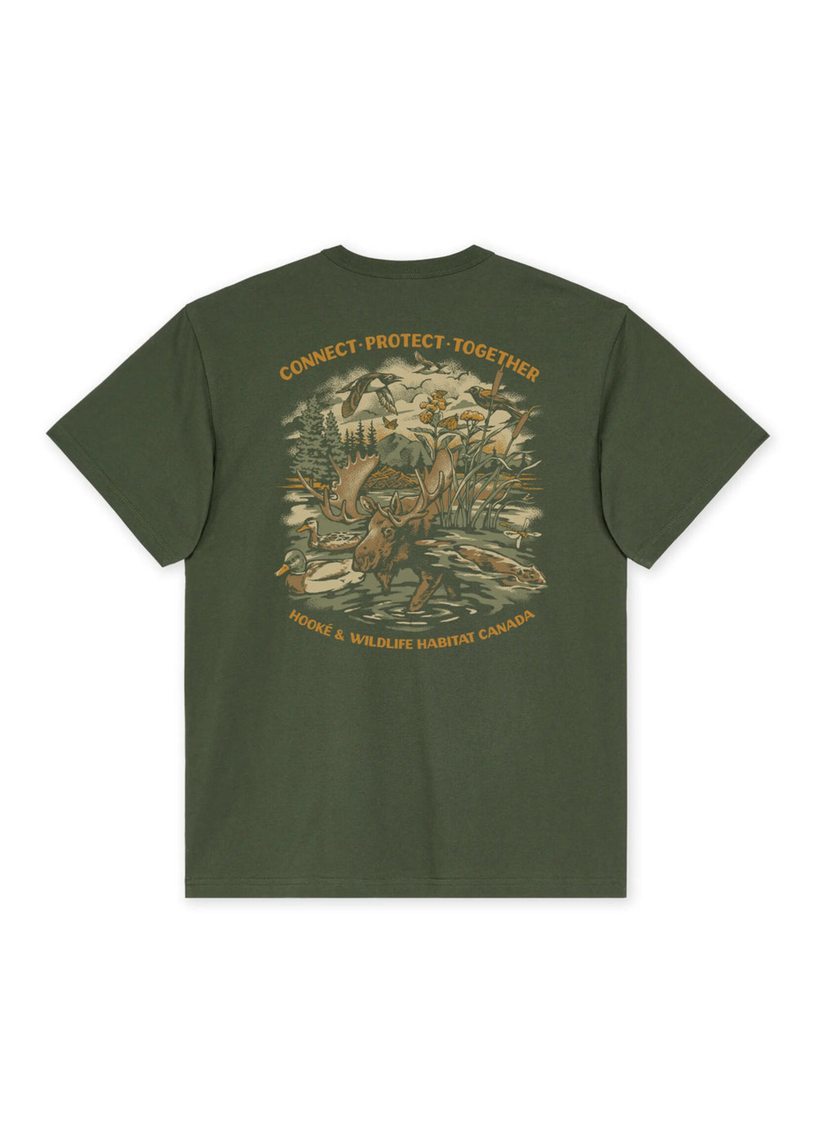 HOOKÉ WILDLIFE HABITAT CANADA T SHIRT-