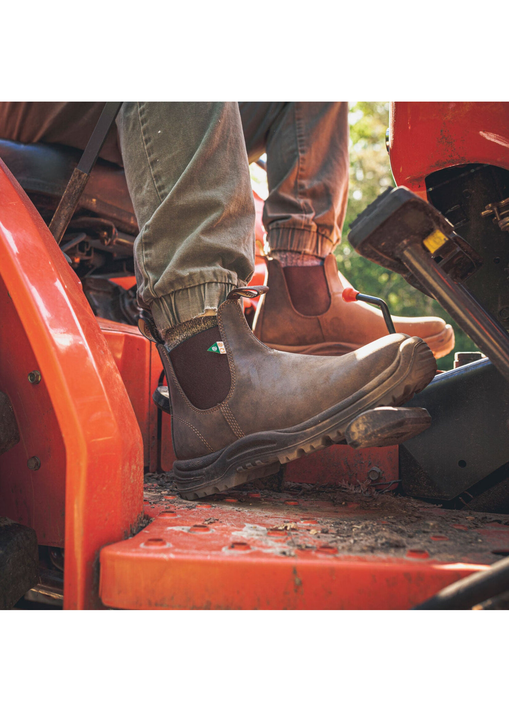 BLUNDSTONE 180 CSA WAXY RUSTIC BROWN