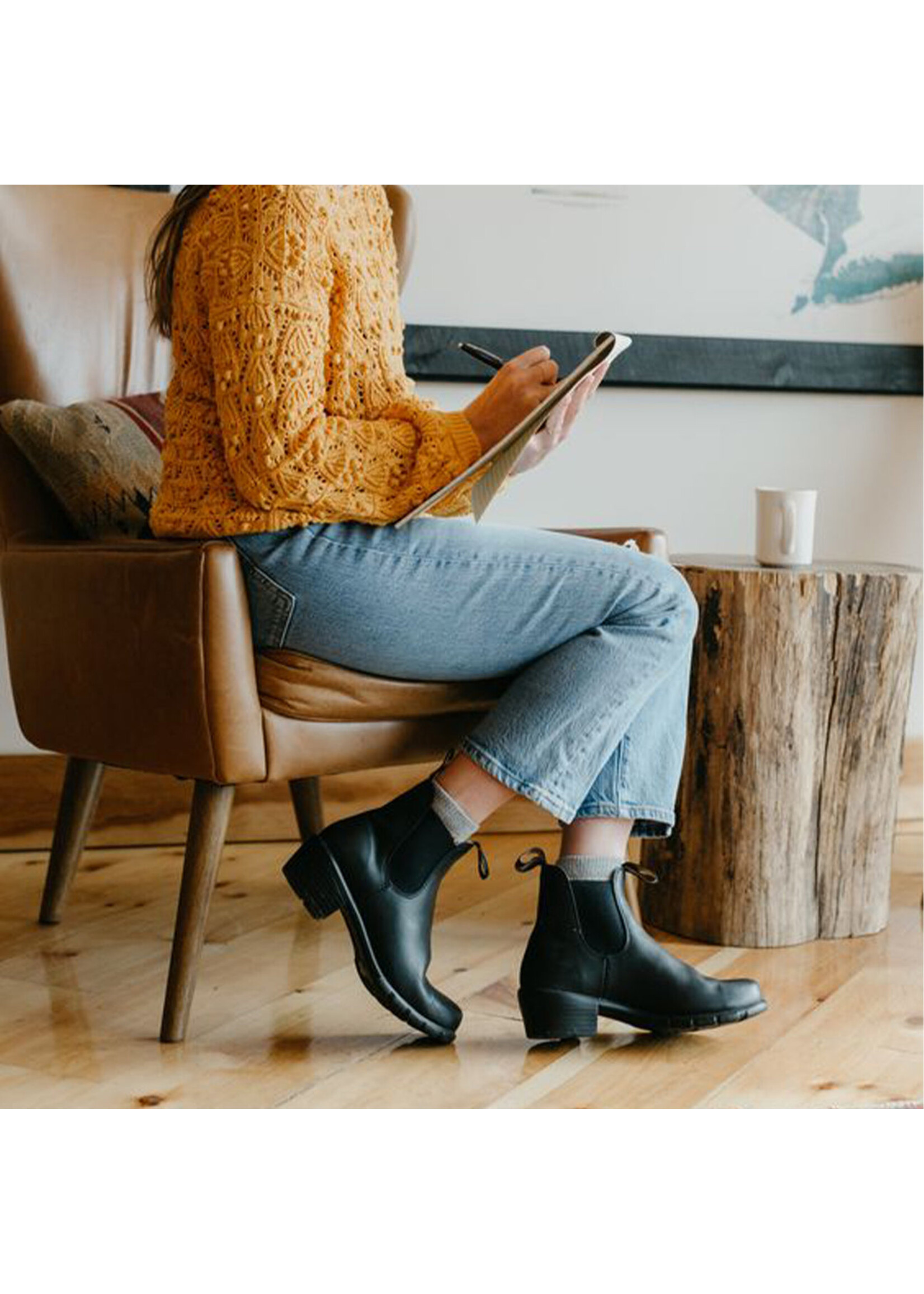 BLUNDSTONE Women's Series #1671 Heel – Black