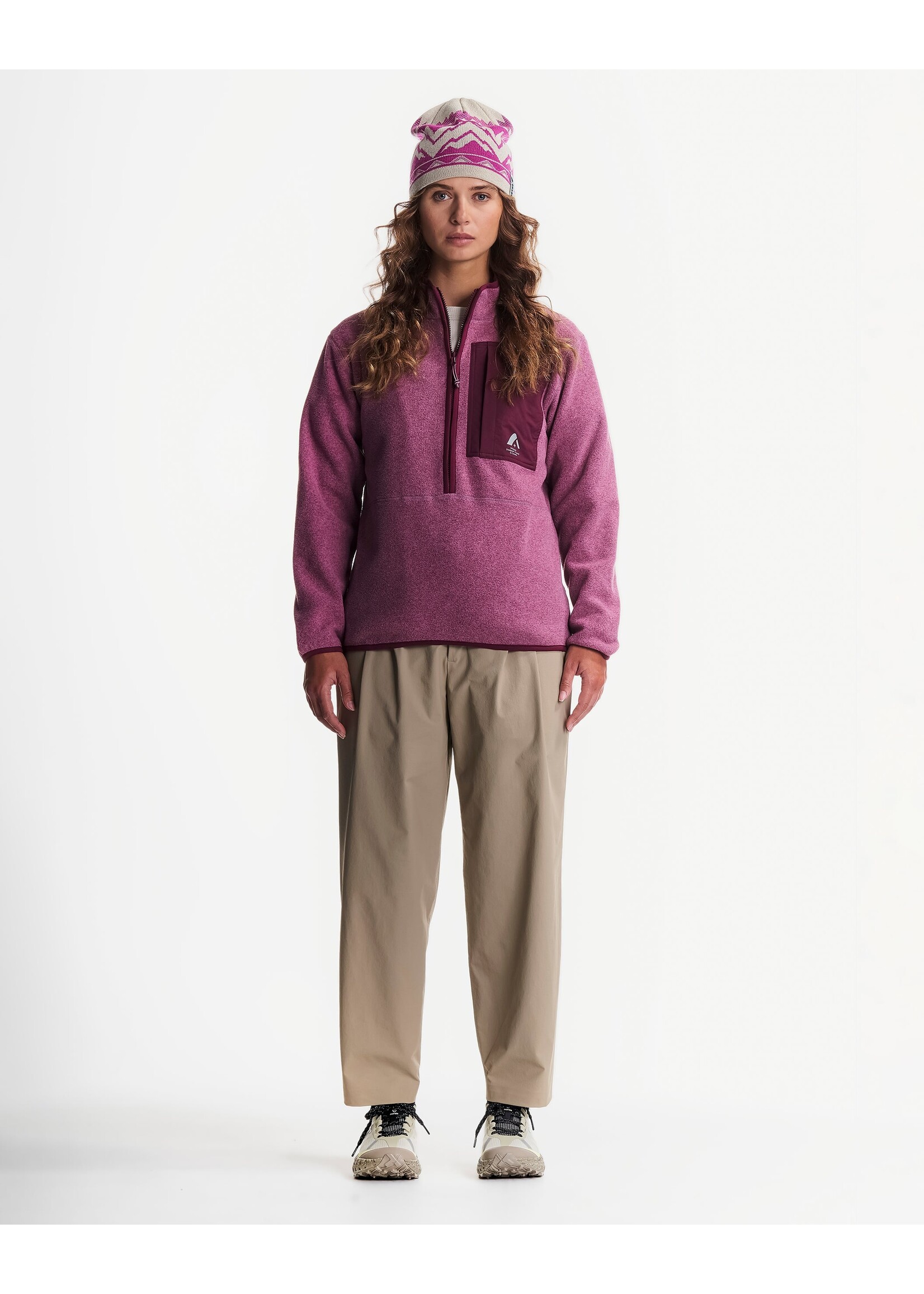 ORAGE Women's Hunter Half-Zip Fleece