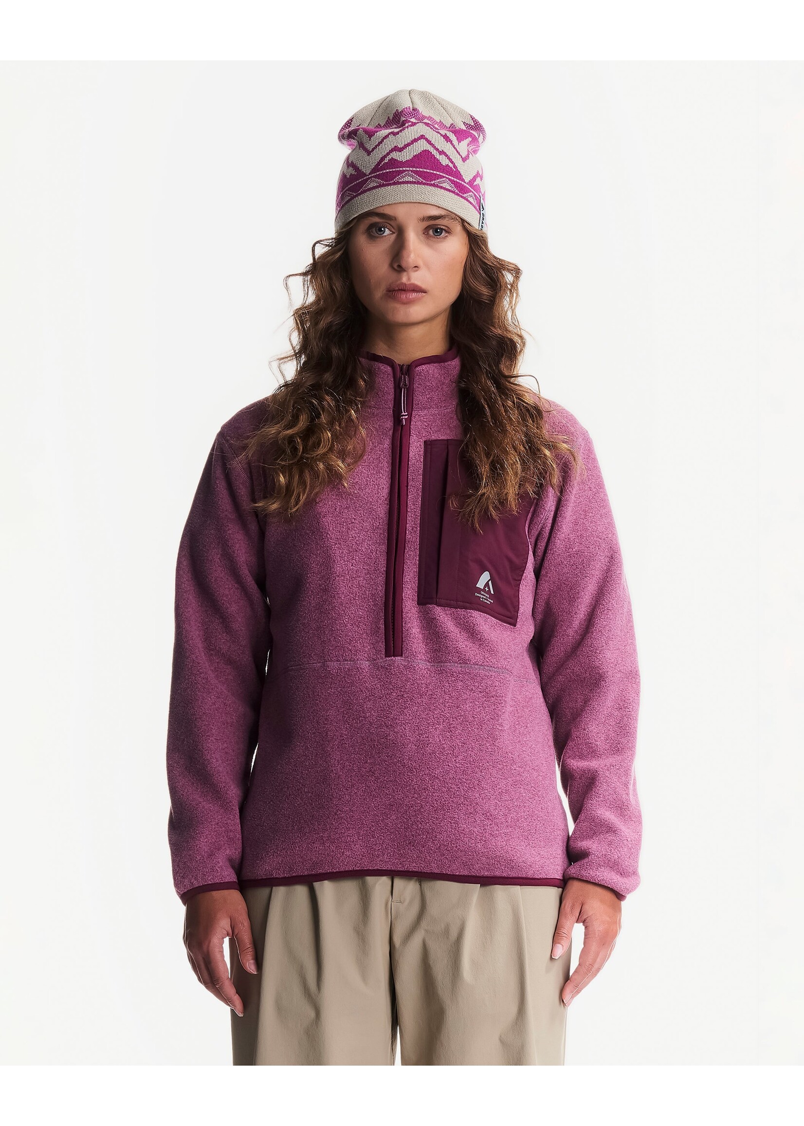 ORAGE Women's Hunter Half-Zip Fleece