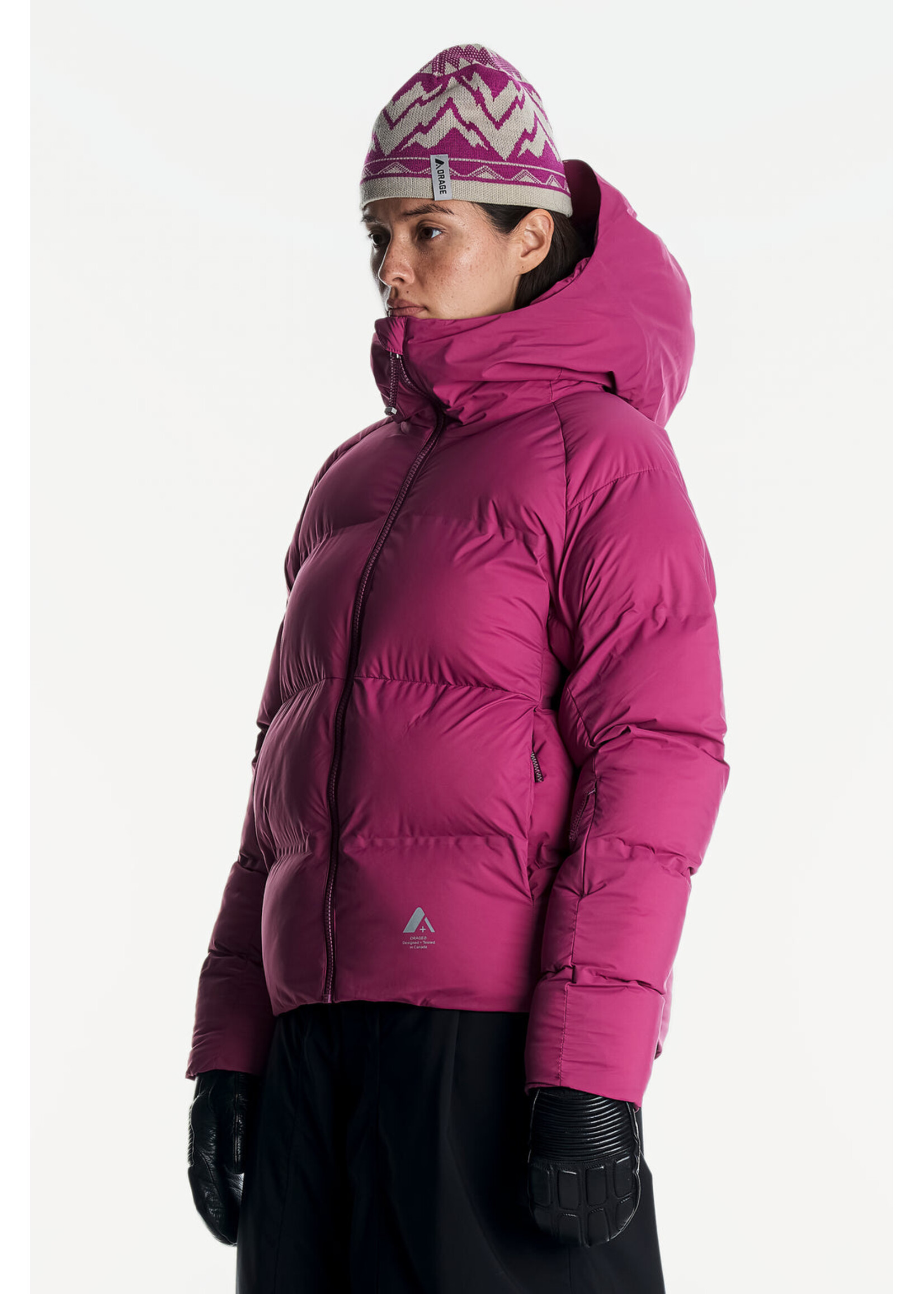 ORAGE Women's Fall-Line Puffy Jacket