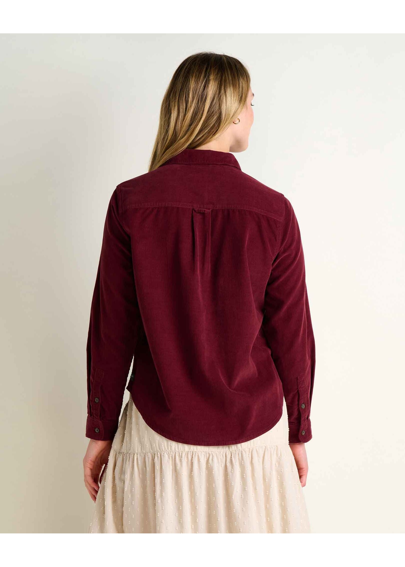 TOAD & CO WMS CATTAIL CORD L/S SHIRT