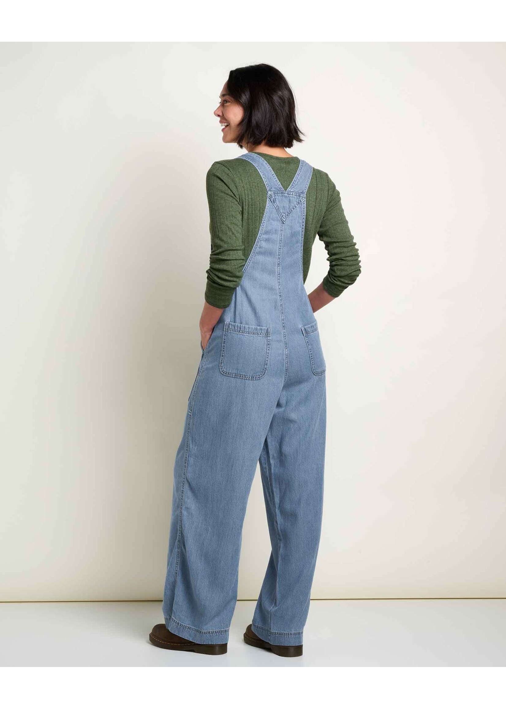 TOAD & CO WMS PINON WIDE LEG OVERALL-