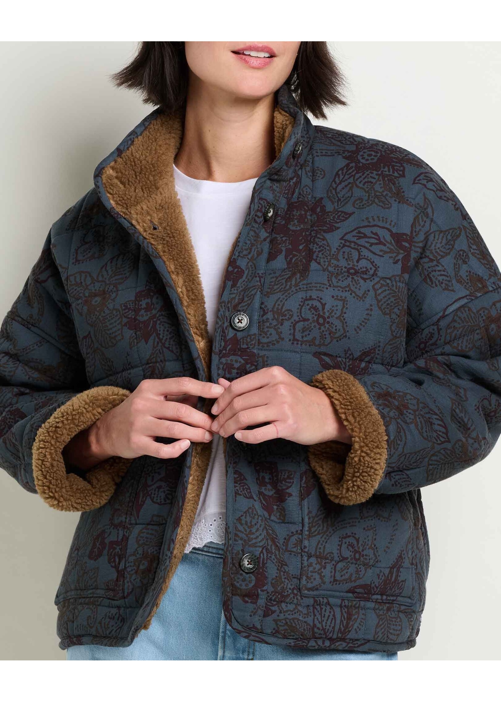 TOAD & CO MANZANA QUILTED SHERPA JKT