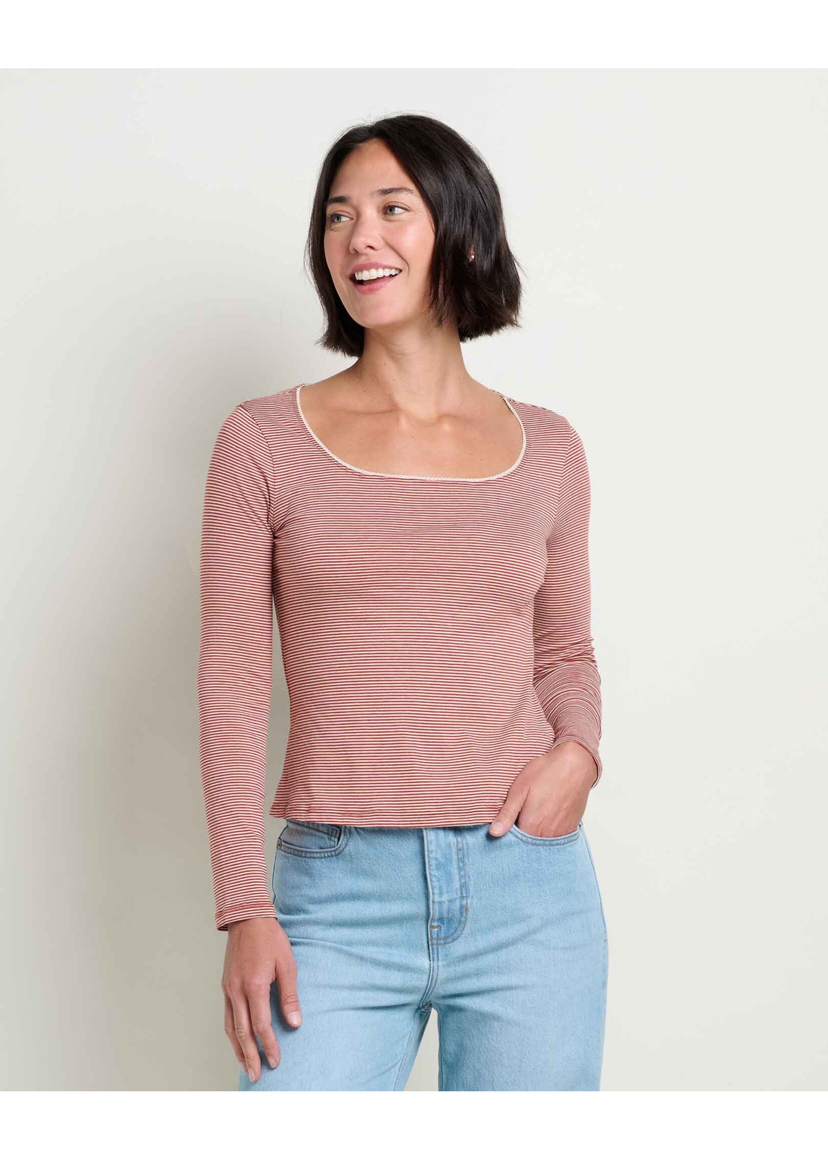 TOAD & CO ROSALIE SQUARE L/S TEE