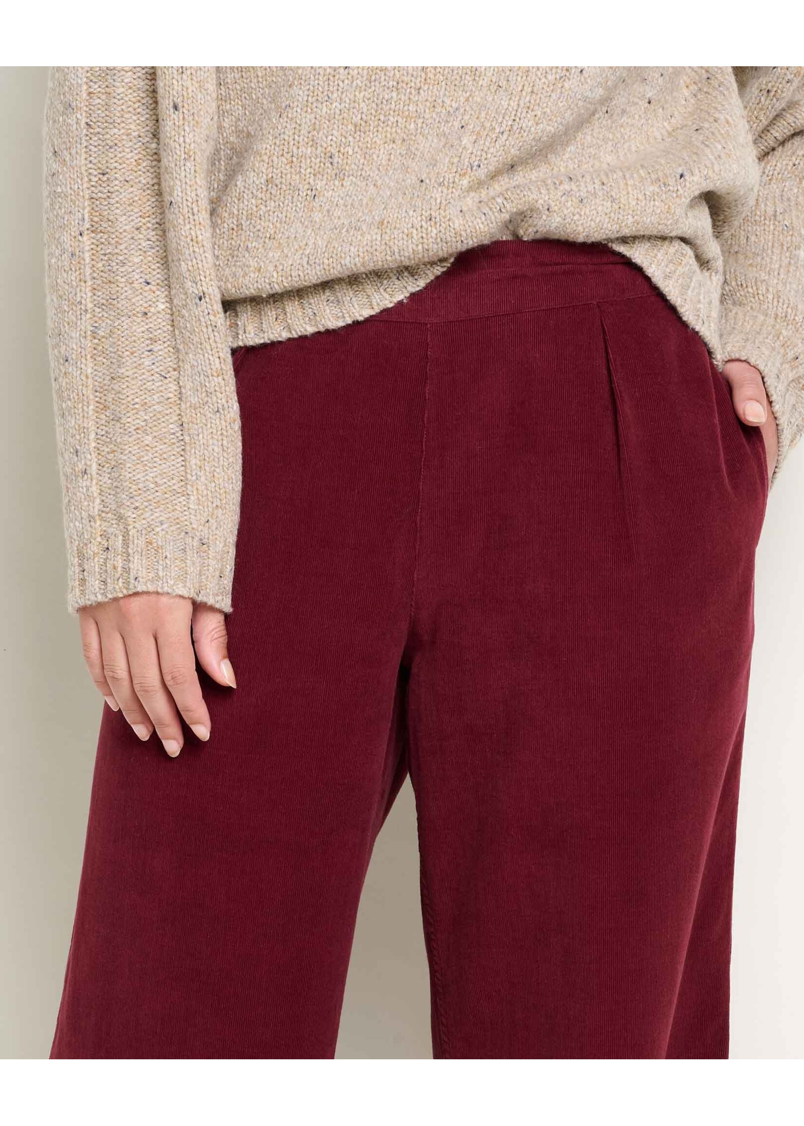 TOAD & CO WMS CATTAIL CORD WIDE LEG-