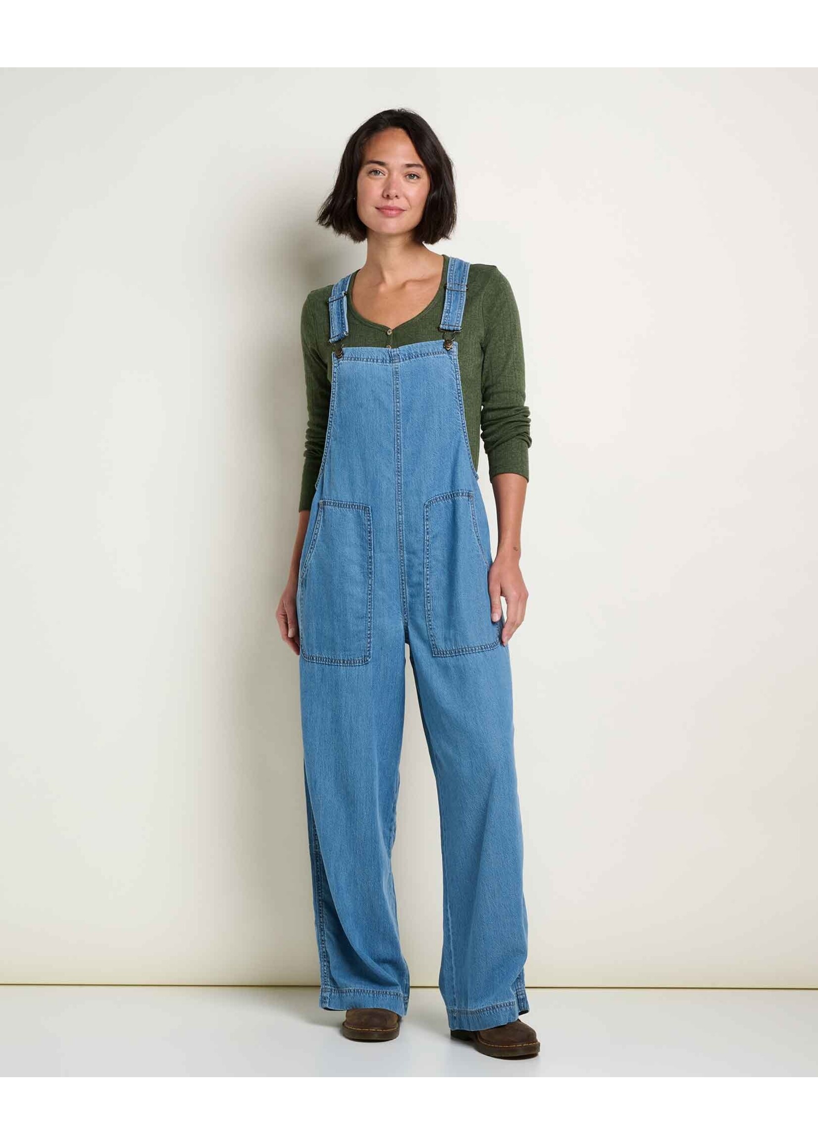 TOAD & CO WMS PINON WIDE LEG OVERALL-