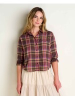 TOAD & CO Women’s Re-Form Flannel Boxy Long Sleeve Shirt
