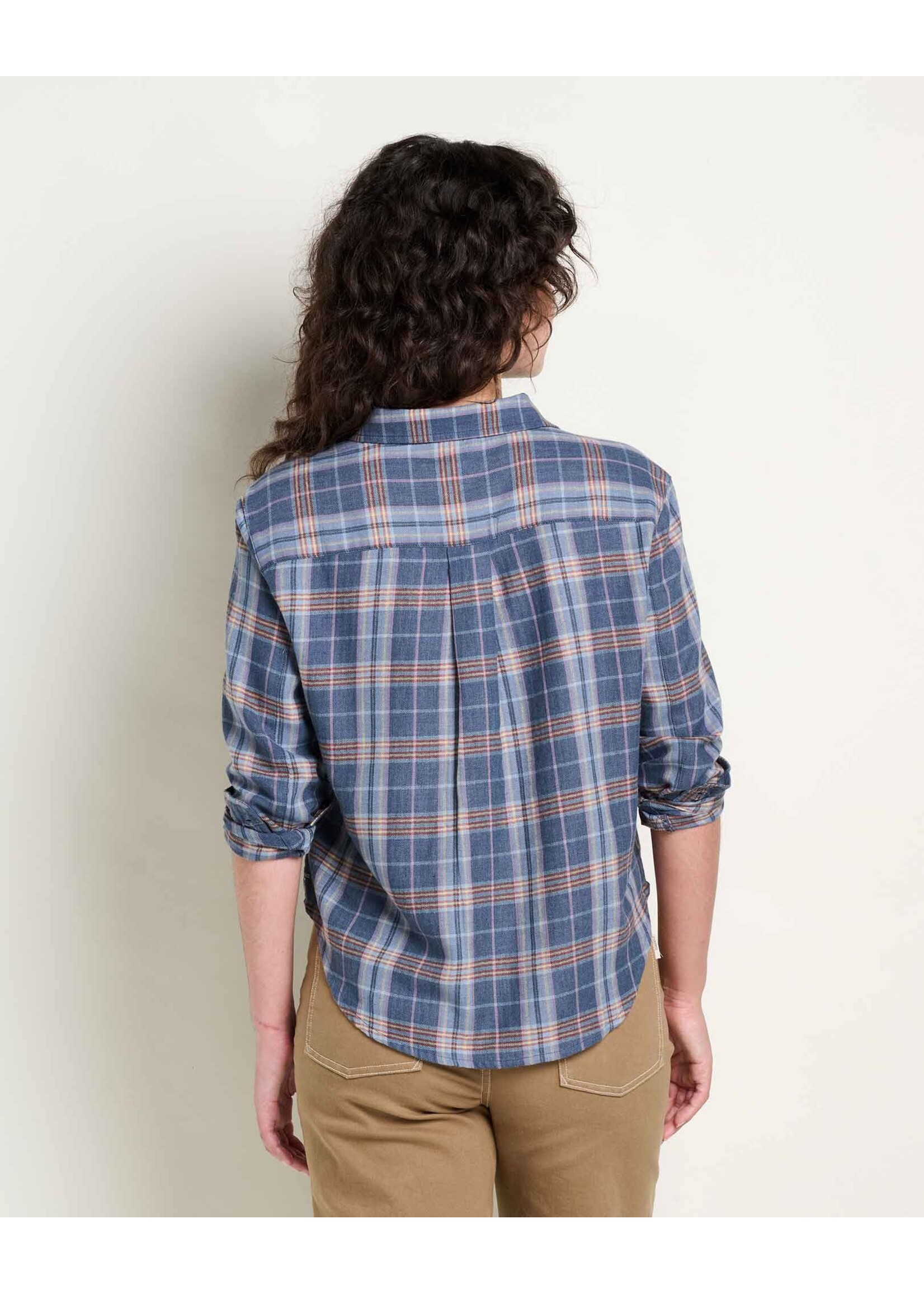 TOAD & CO WMS RE FORM FLANNEL BOXY L/S SHIRT-