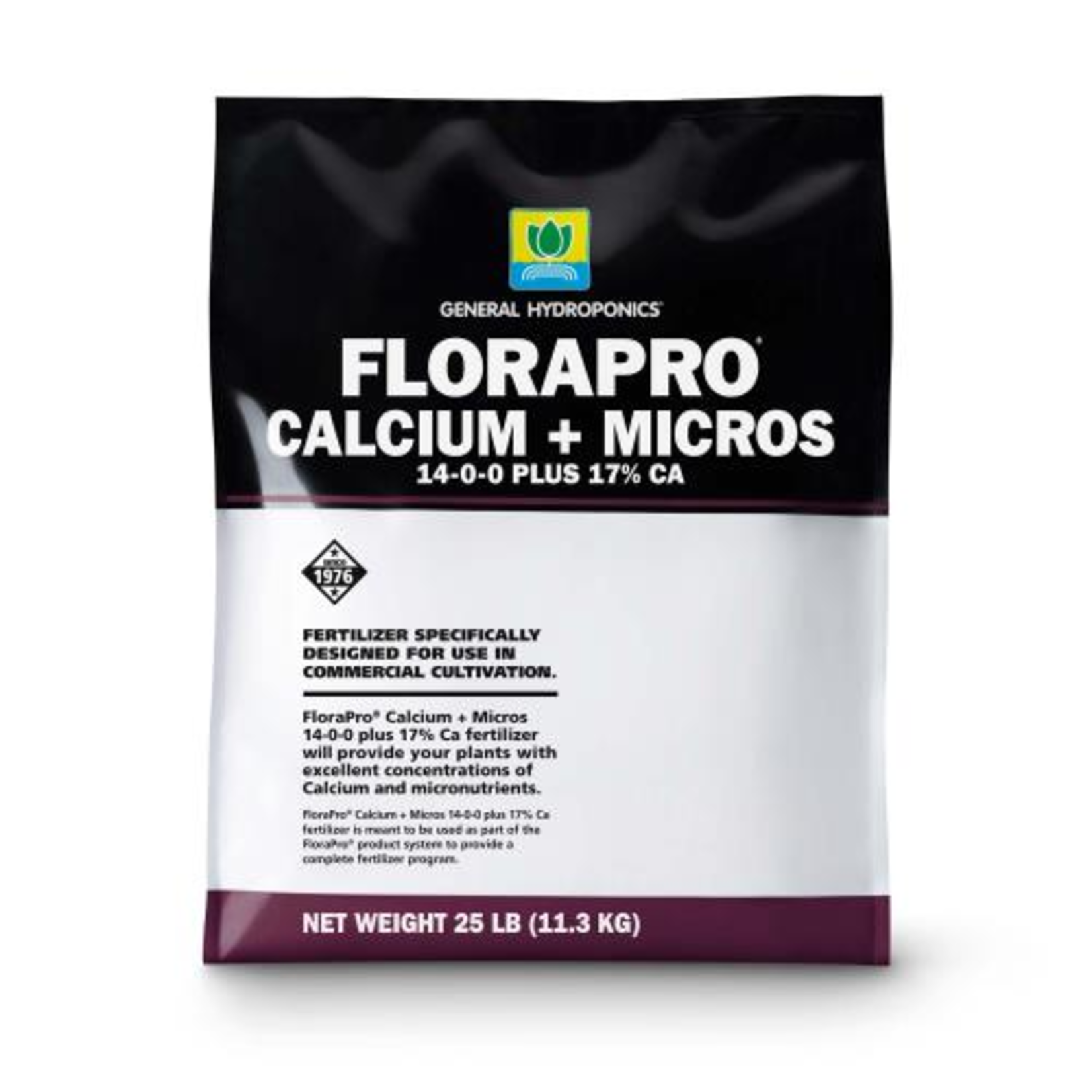 General Hydroponics GH FloraPro Ca + Micros 25 lb (80/Plt)