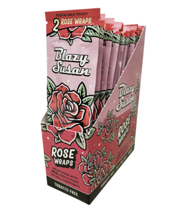 Blazy Susan Rose Wraps 2pk 1.49 - 25ct Display