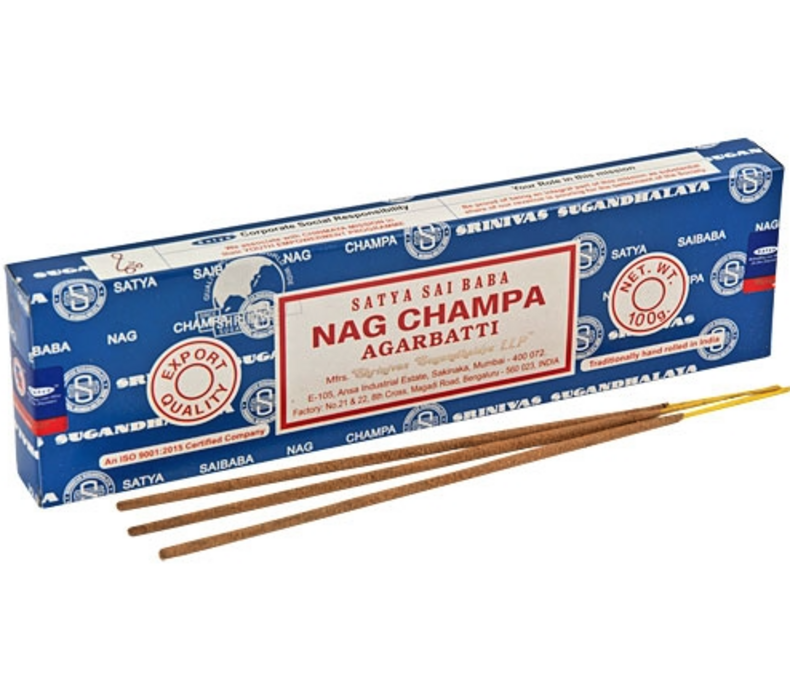 Incense Satya Nag Champa 100g 9.99 - 6ct Display