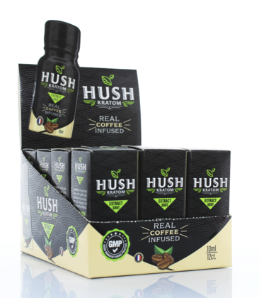CM Hush Coffee 10ml 19.99 - 12ct Display