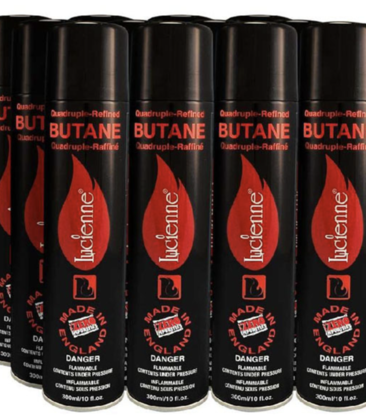 Butane Lucienne 4x 300mL 7.99 - 12ct Display
